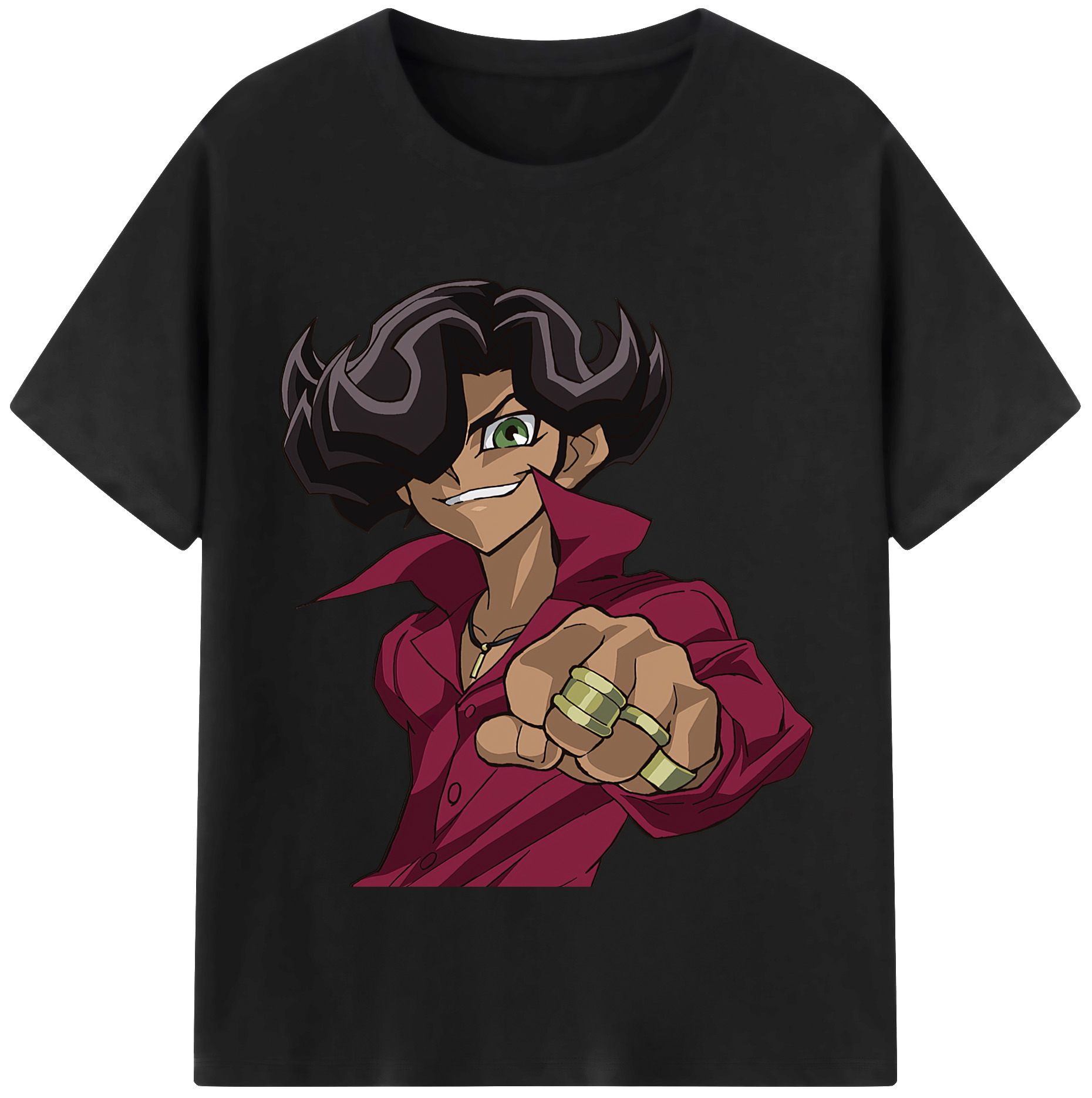 （画像用） 遊☆戯☆王 Yu-Gi-Oh! レディースカジュアルプリントTシャツ（綿100％）