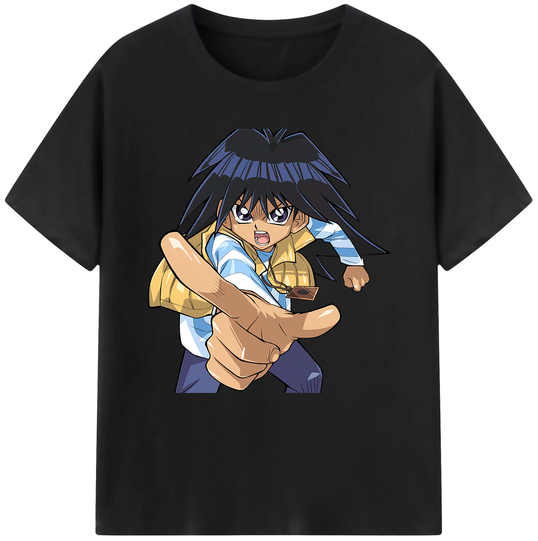 （画像用） 遊☆戯☆王 Yu-Gi-Oh! レディースカジュアルプリントTシャツ（綿100％）