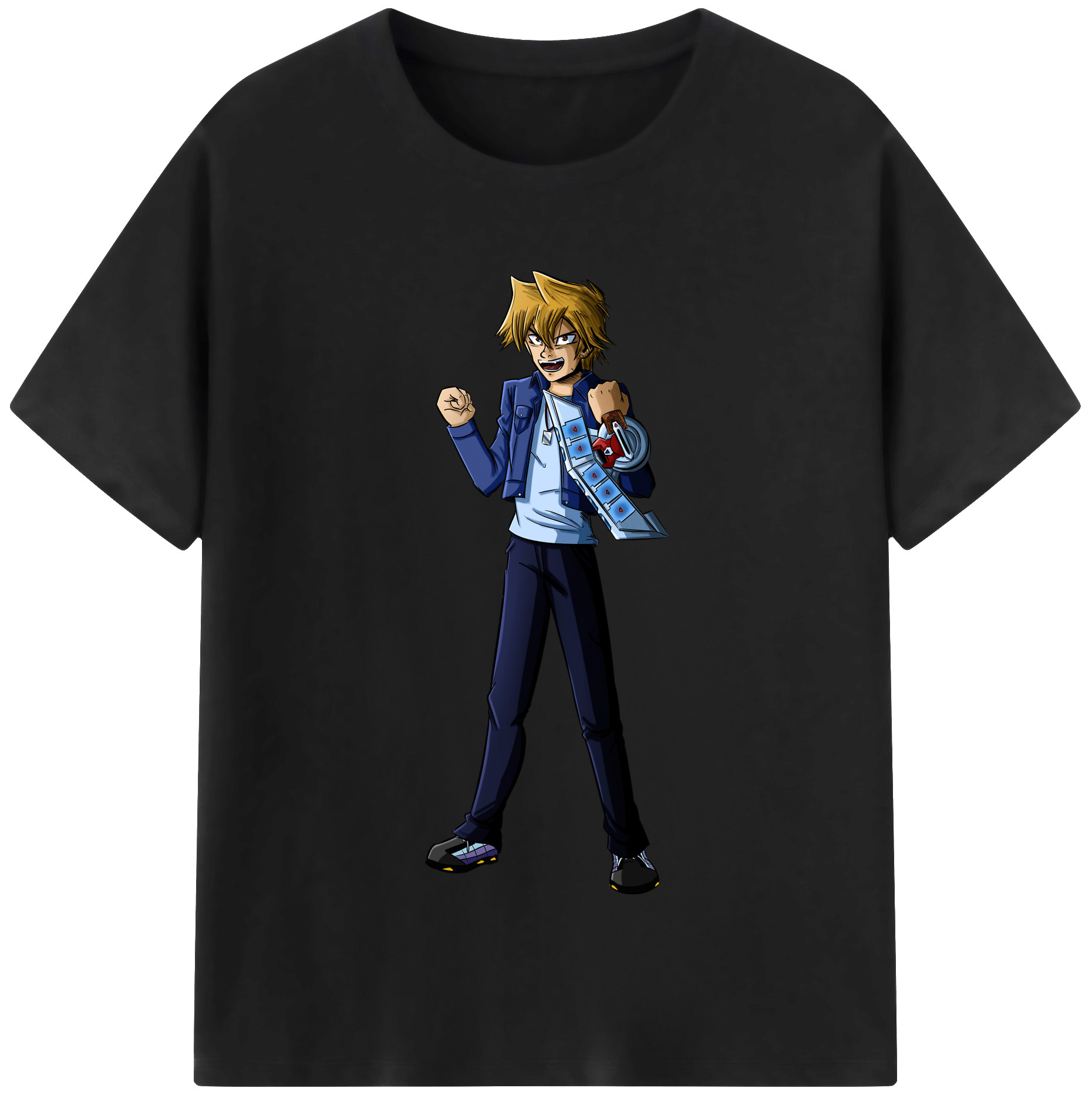 （画像用） 遊☆戯☆王 Yu-Gi-Oh! レディースカジュアルプリントTシャツ（綿100％）