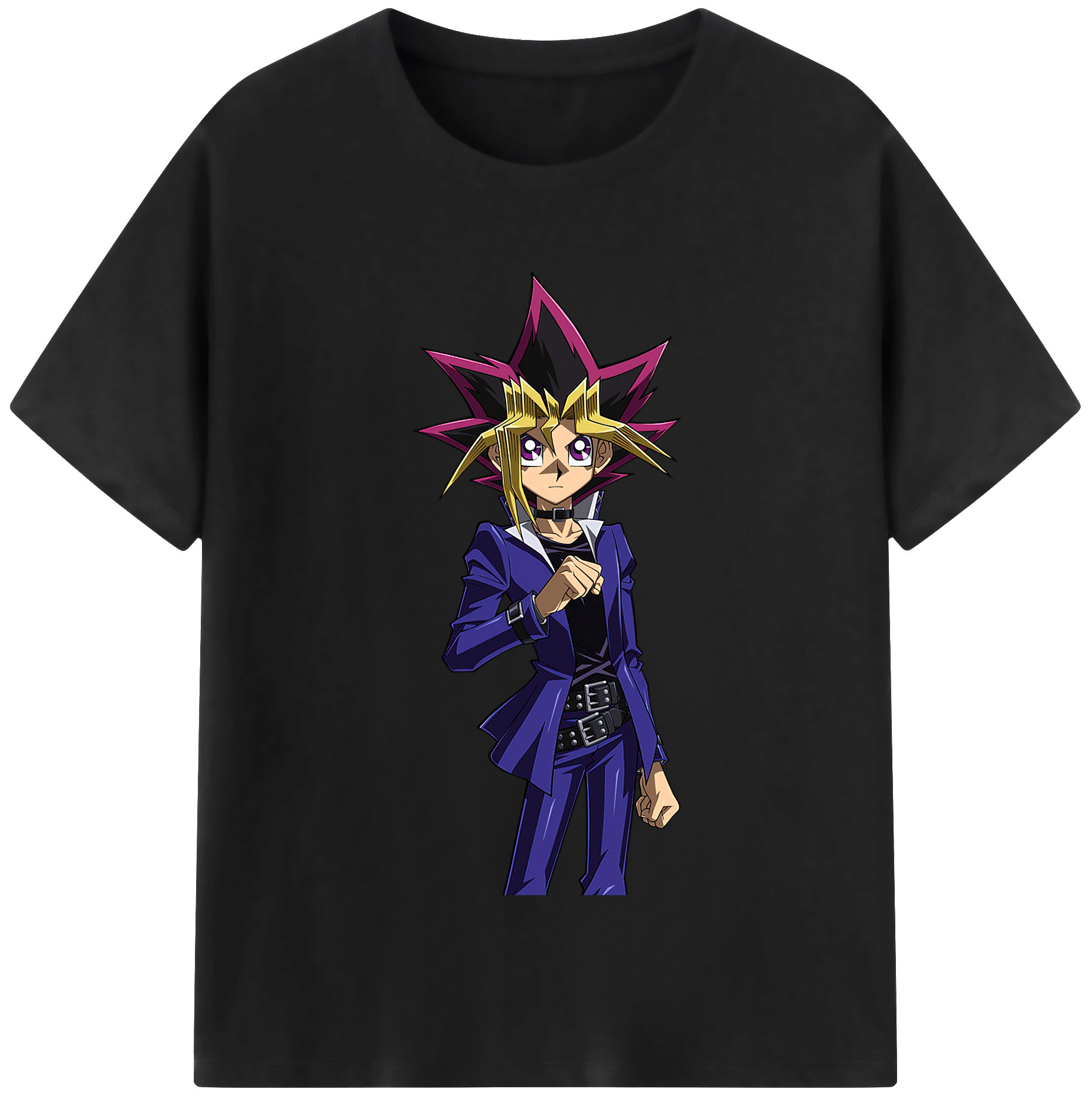 （画像用） 遊☆戯☆王 Yu-Gi-Oh! レディースカジュアルプリントTシャツ（綿100％）