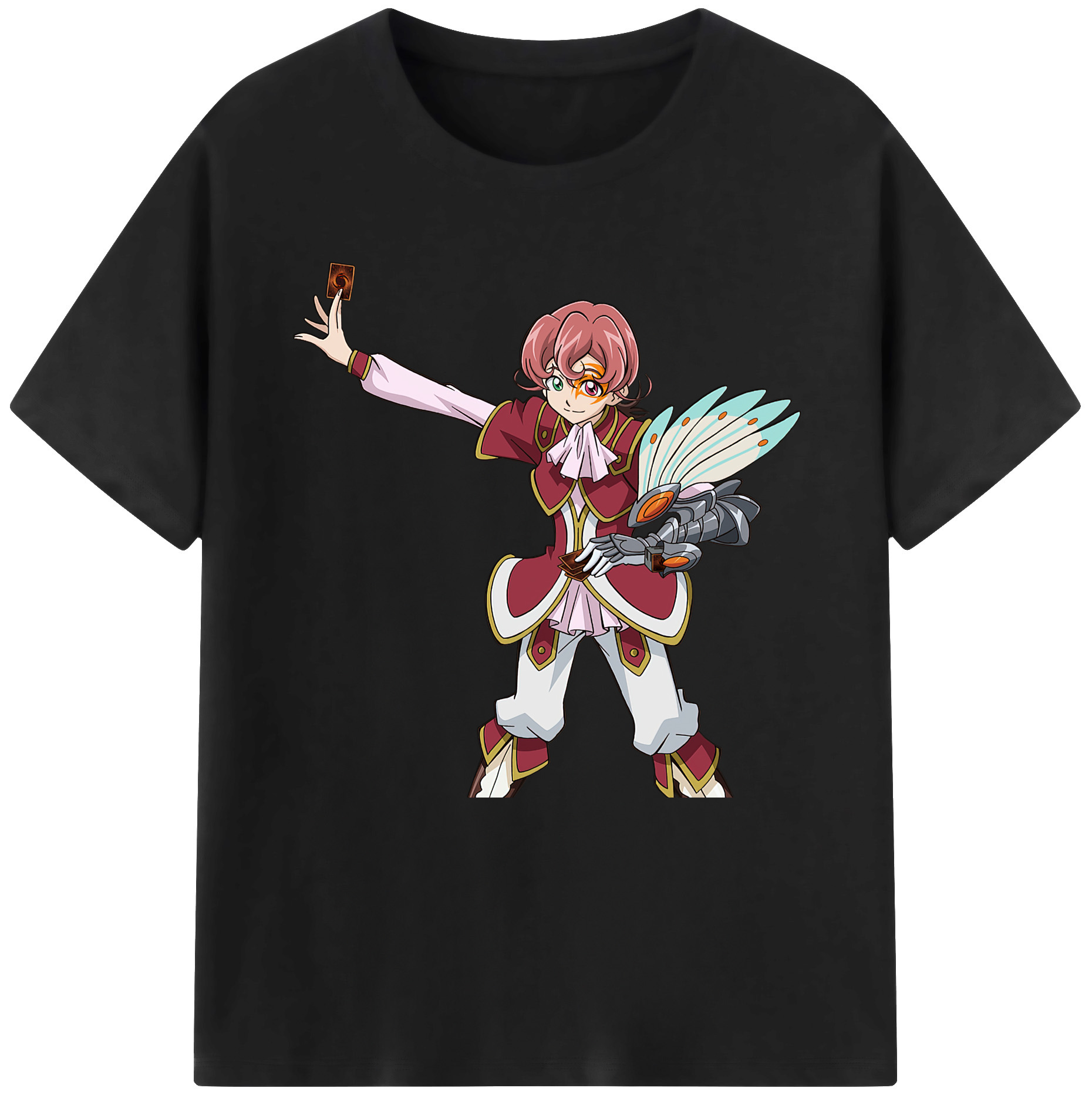 （画像用） 遊☆戯☆王 Yu-Gi-Oh! レディースカジュアルプリントTシャツ（綿100％）