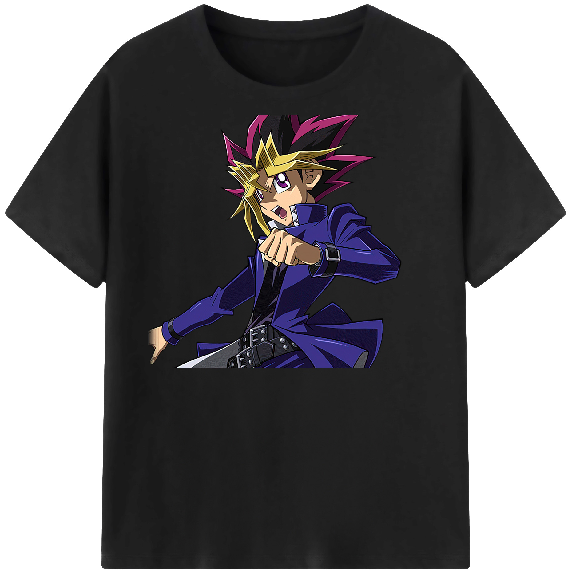 （画像用） 遊☆戯☆王 Yu-Gi-Oh! レディースカジュアルプリントTシャツ（綿100％）