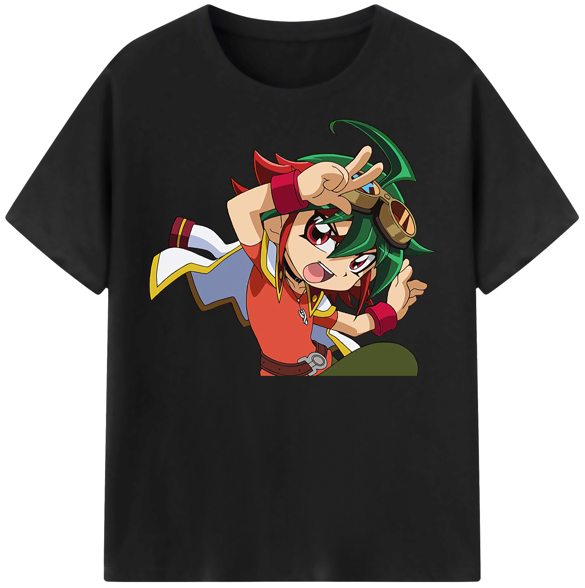 （画像用） 遊☆戯☆王 Yu-Gi-Oh! レディースカジュアルプリントTシャツ（綿100％）