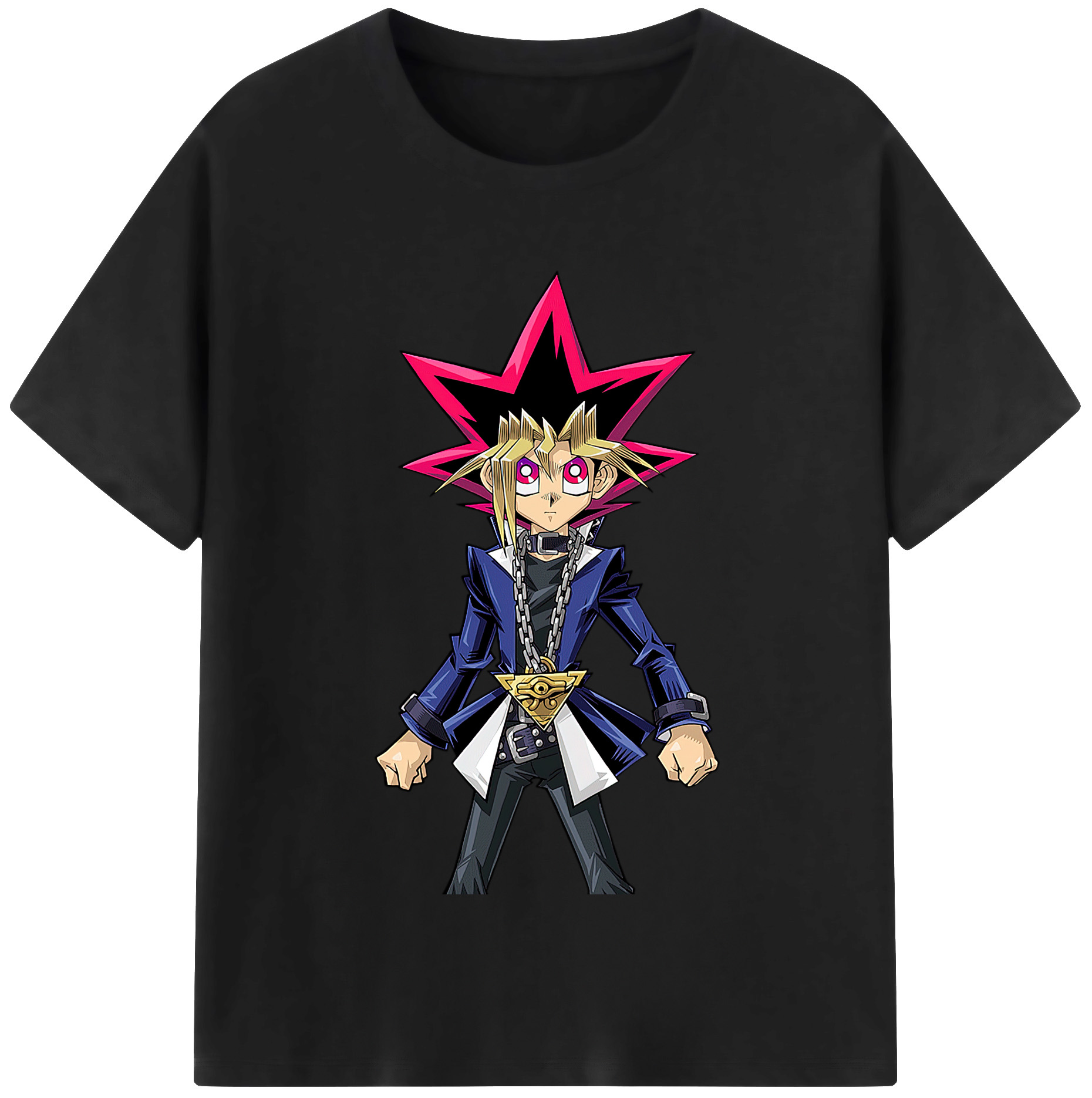 （画像用） 遊☆戯☆王 Yu-Gi-Oh! レディースカジュアルプリントTシャツ（綿100％）