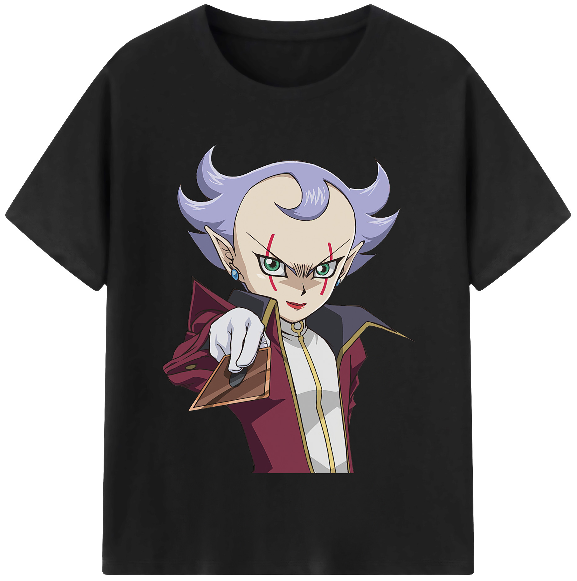 （画像用） 遊☆戯☆王 Yu-Gi-Oh! レディースカジュアルプリントTシャツ（綿100％）