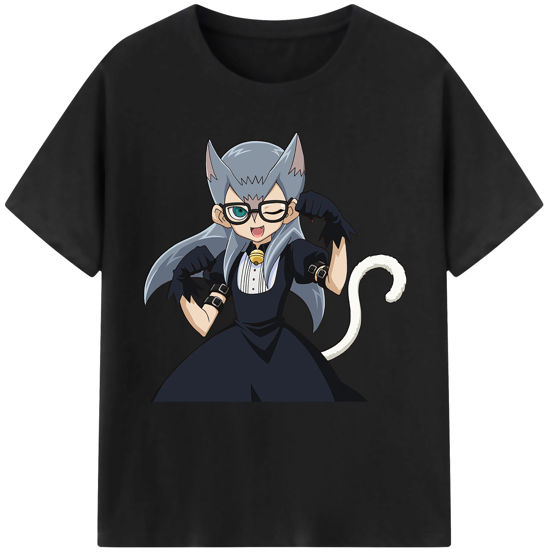 （画像用） 遊☆戯☆王 Yu-Gi-Oh! レディースカジュアルプリントTシャツ（綿100％）
