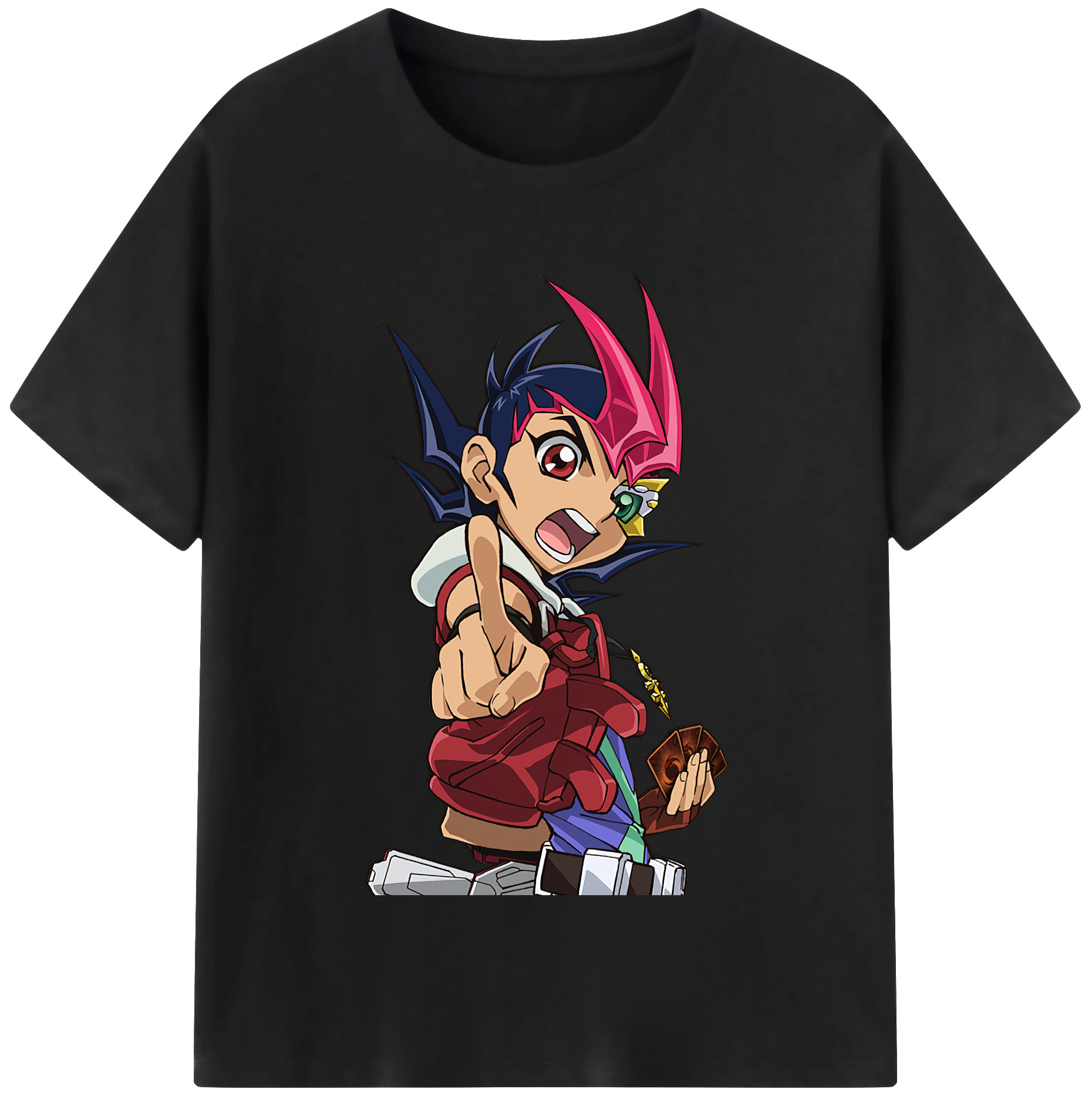 （画像用） 遊☆戯☆王 Yu-Gi-Oh! レディースカジュアルプリントTシャツ（綿100％）