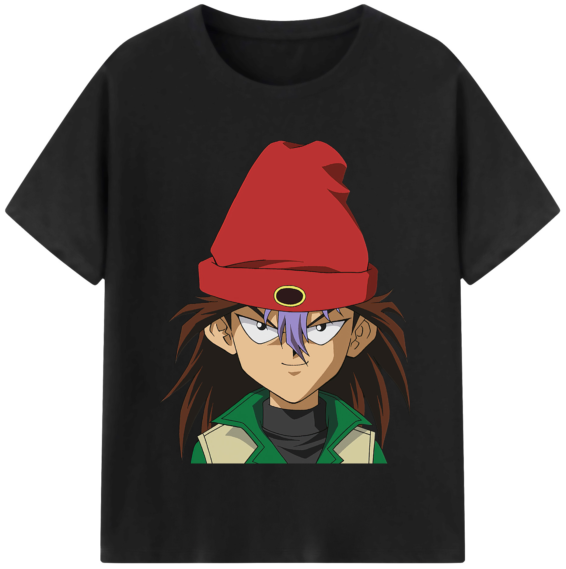 （画像用） 遊☆戯☆王 Yu-Gi-Oh! レディースカジュアルプリントTシャツ（綿100％）