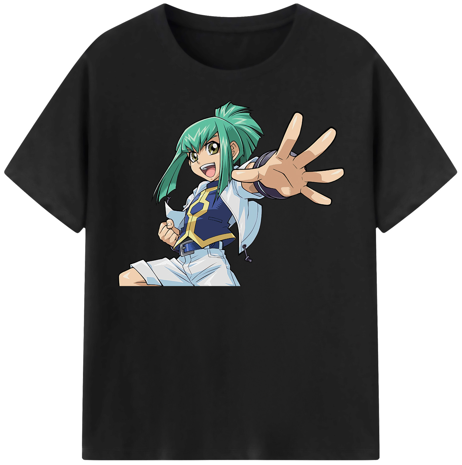 （画像用） 遊☆戯☆王 Yu-Gi-Oh! レディースカジュアルプリントTシャツ（綿100％）