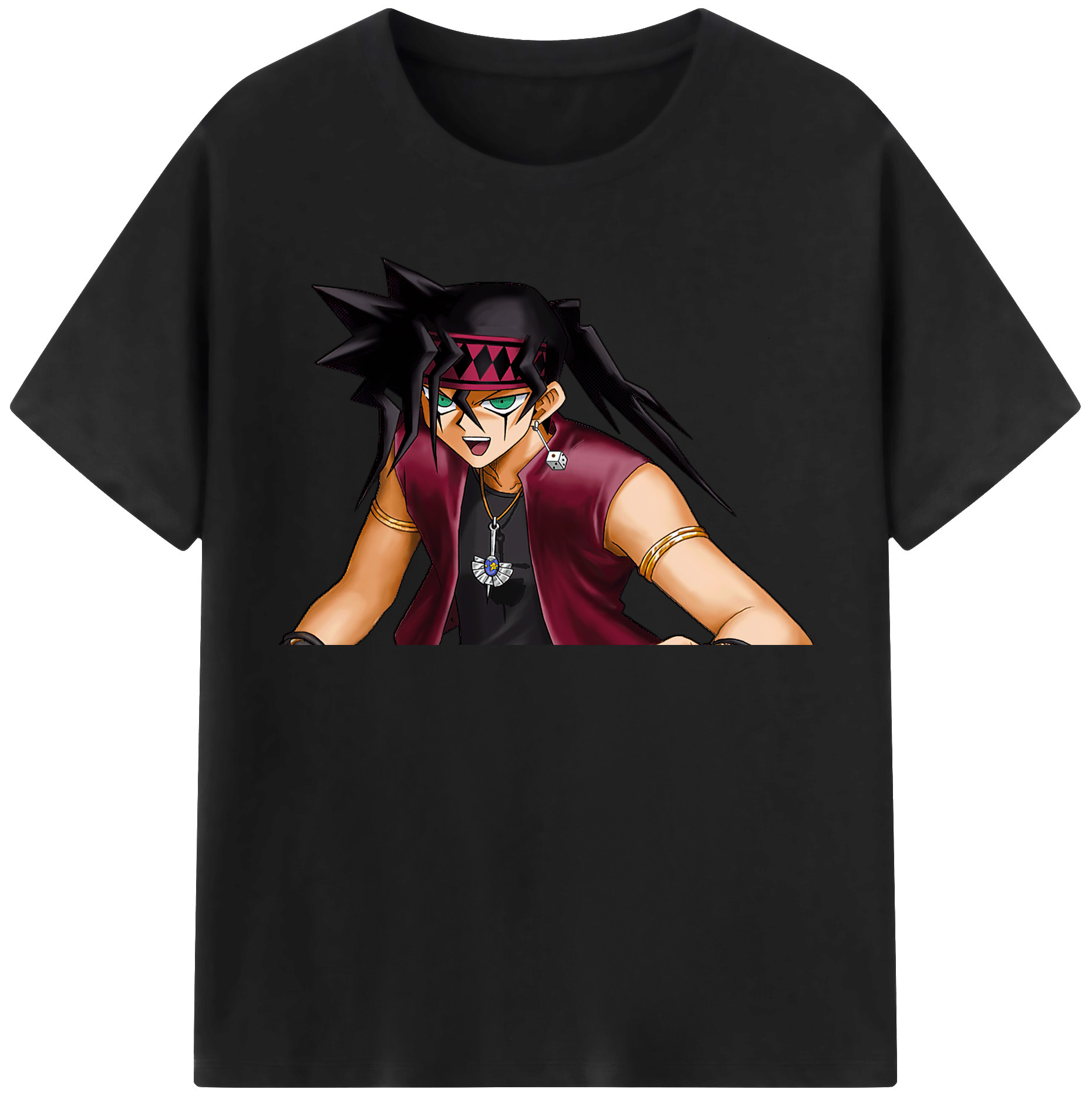 （画像用） 遊☆戯☆王 Yu-Gi-Oh! レディースカジュアルプリントTシャツ（綿100％）