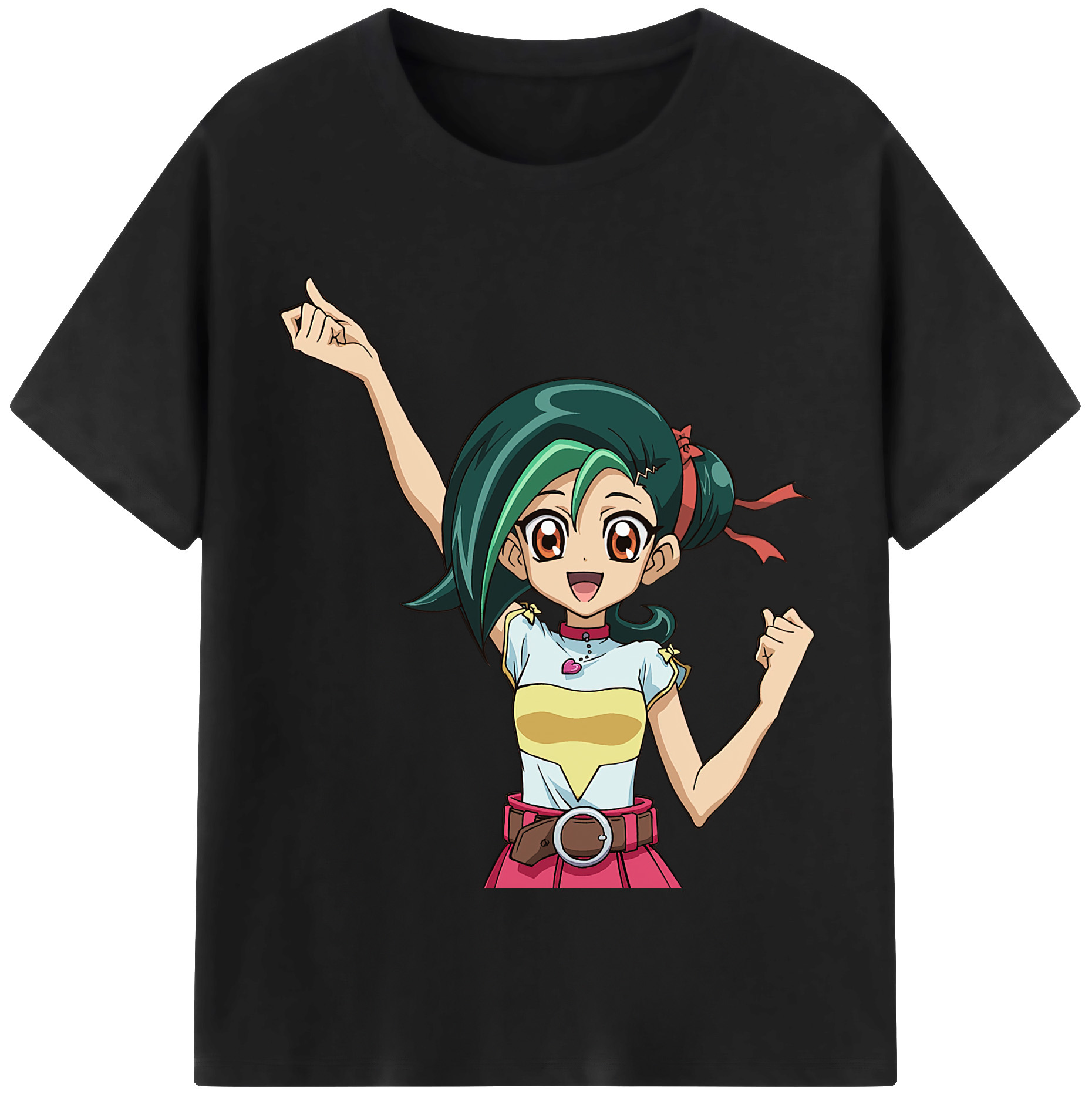 （画像用） 遊☆戯☆王 Yu-Gi-Oh! レディースカジュアルプリントTシャツ（綿100％）