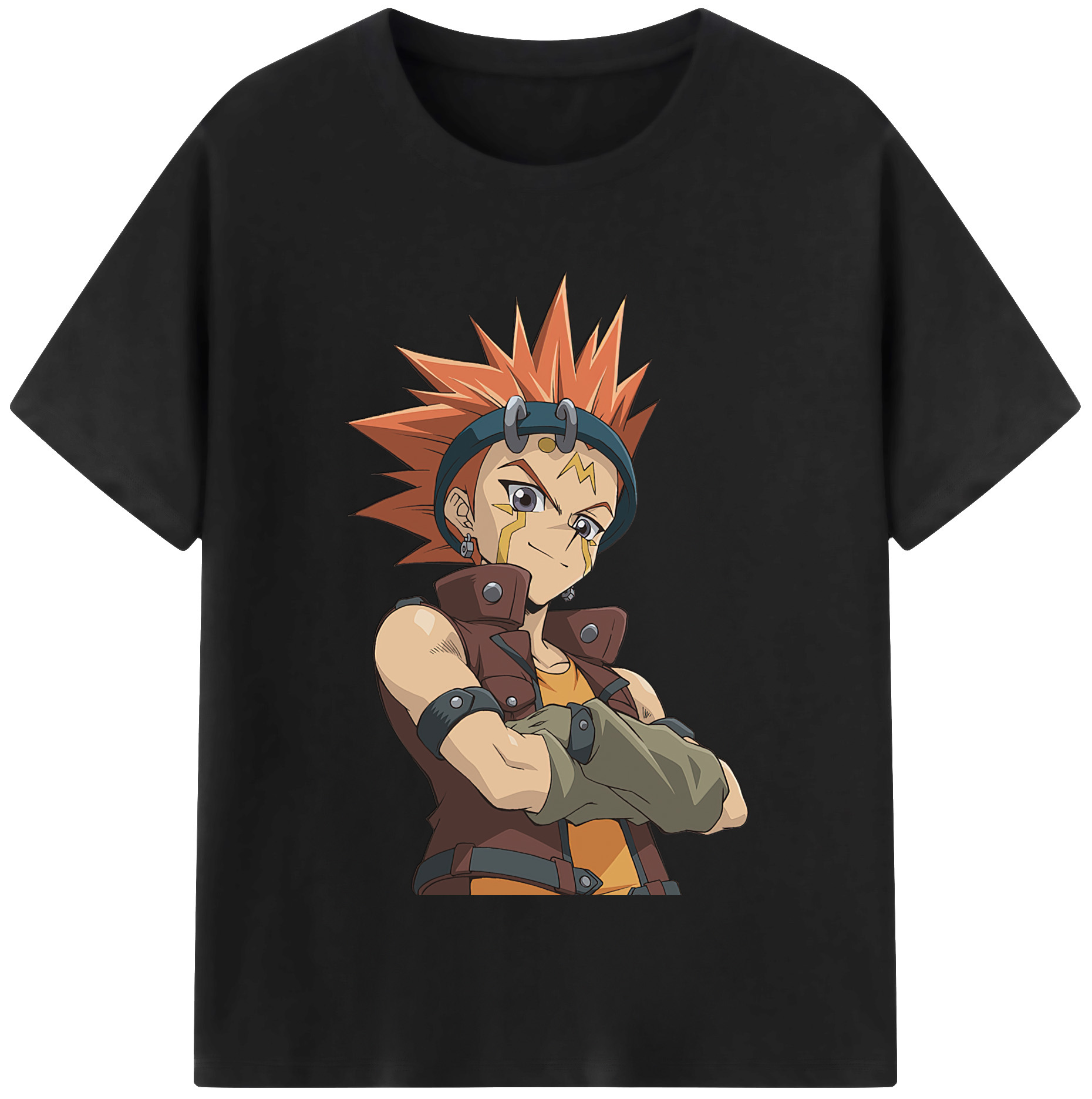 （画像用） 遊☆戯☆王 Yu-Gi-Oh! レディースカジュアルプリントTシャツ（綿100％）