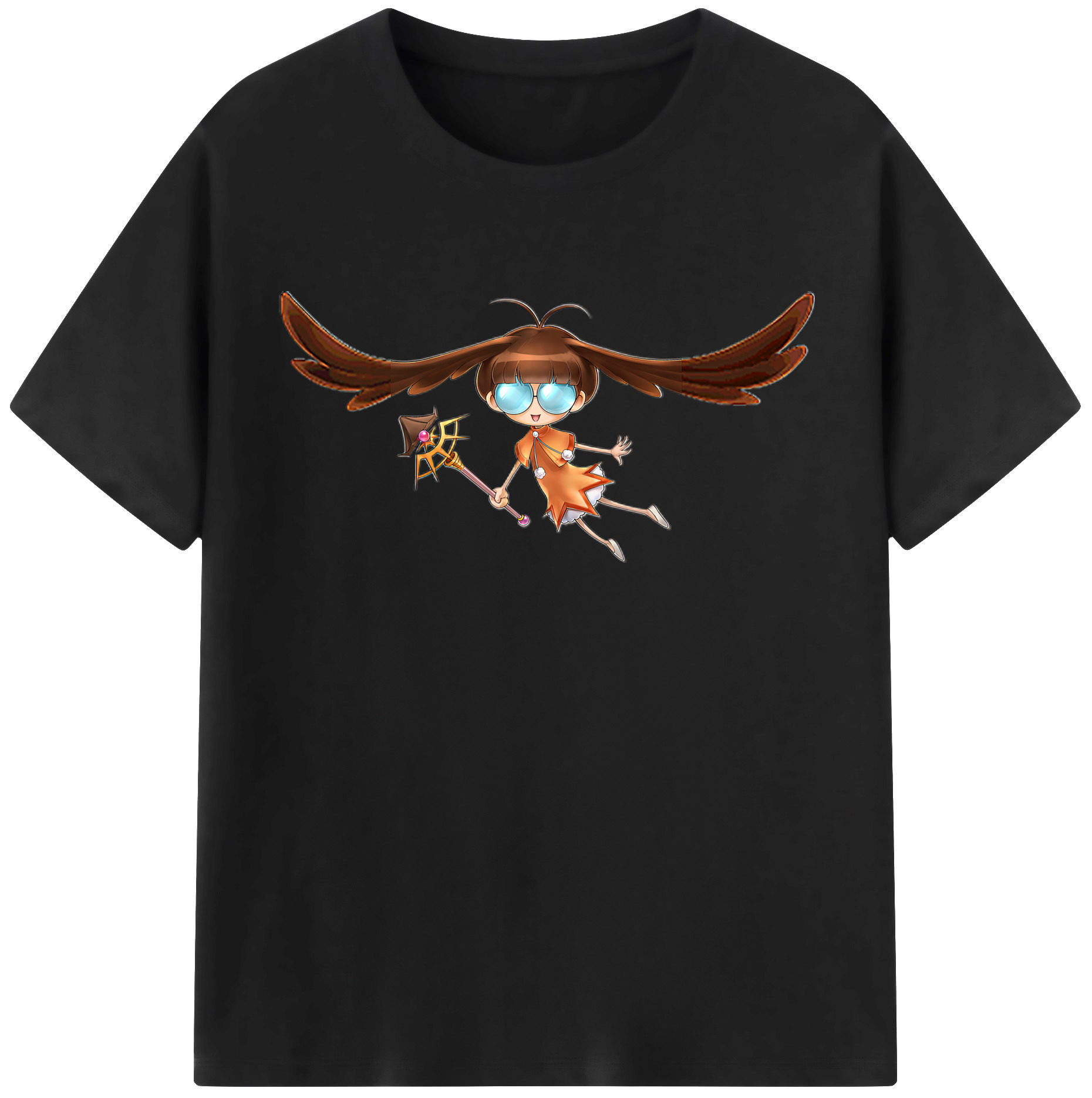 （画像用） 遊☆戯☆王 Yu-Gi-Oh! レディースカジュアルプリントTシャツ（綿100％）