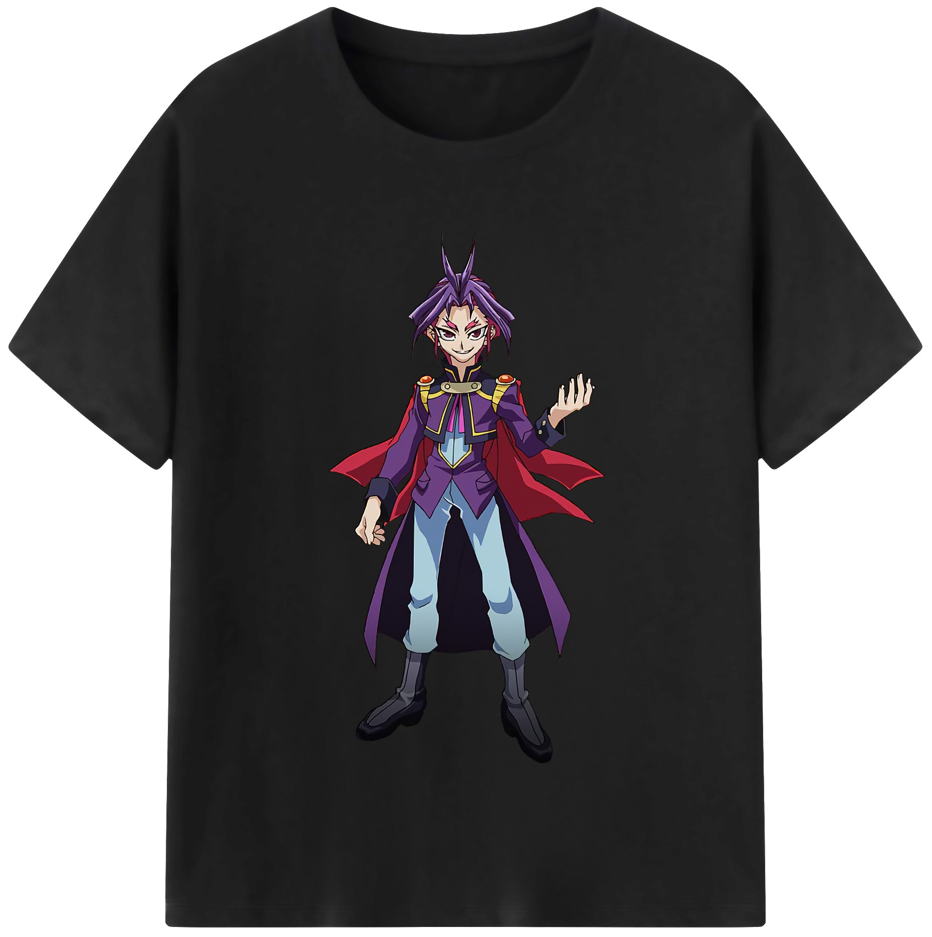 （画像用） 遊☆戯☆王 Yu-Gi-Oh! レディースカジュアルプリントTシャツ（綿100％）