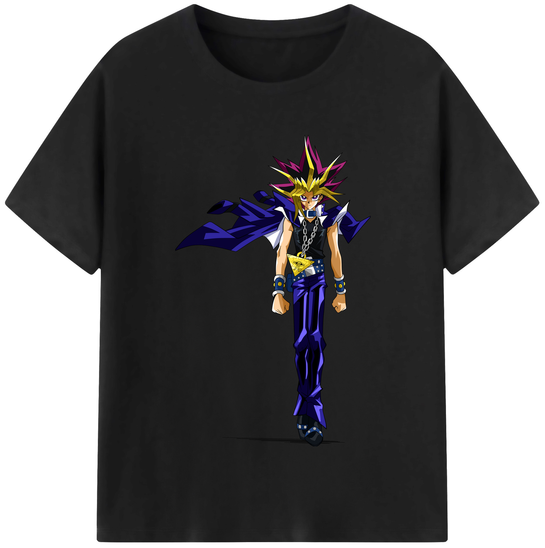 （画像用） 遊☆戯☆王 Yu-Gi-Oh! レディースカジュアルプリントTシャツ（綿100％）