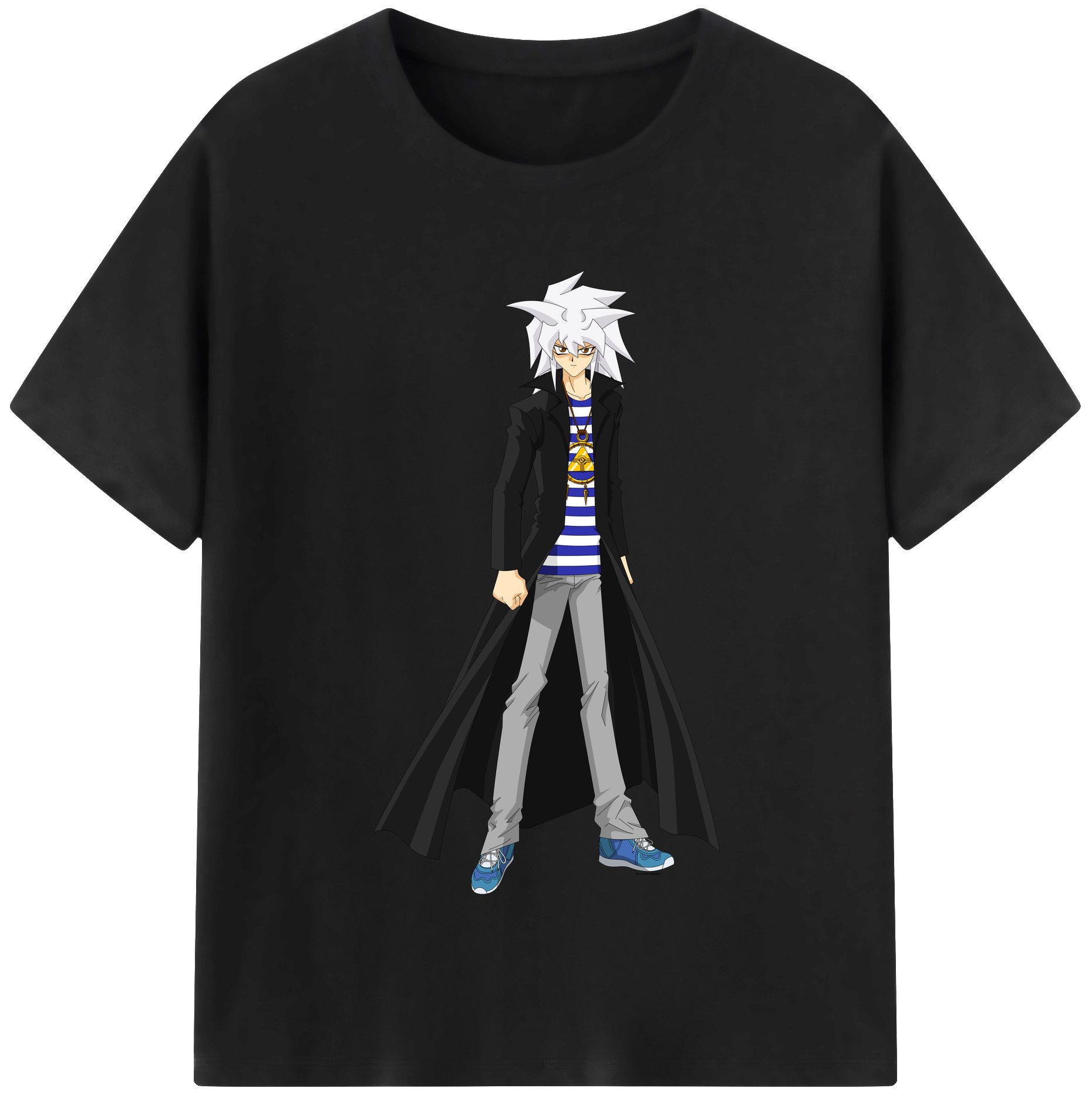 （画像用） 遊☆戯☆王 Yu-Gi-Oh! レディースカジュアルプリントTシャツ（綿100％）