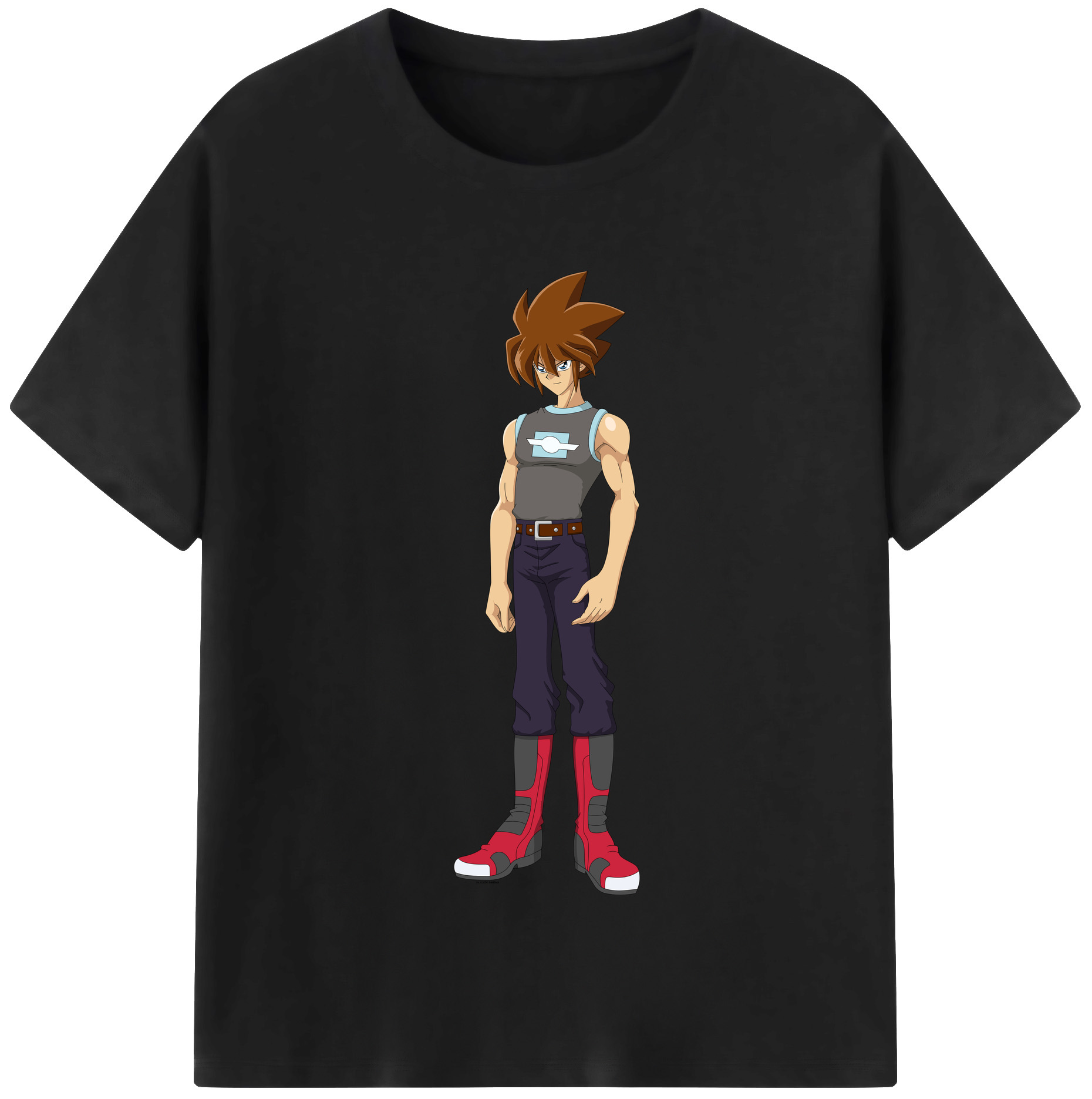 （画像用） 遊☆戯☆王 Yu-Gi-Oh! レディースカジュアルプリントTシャツ（綿100％）