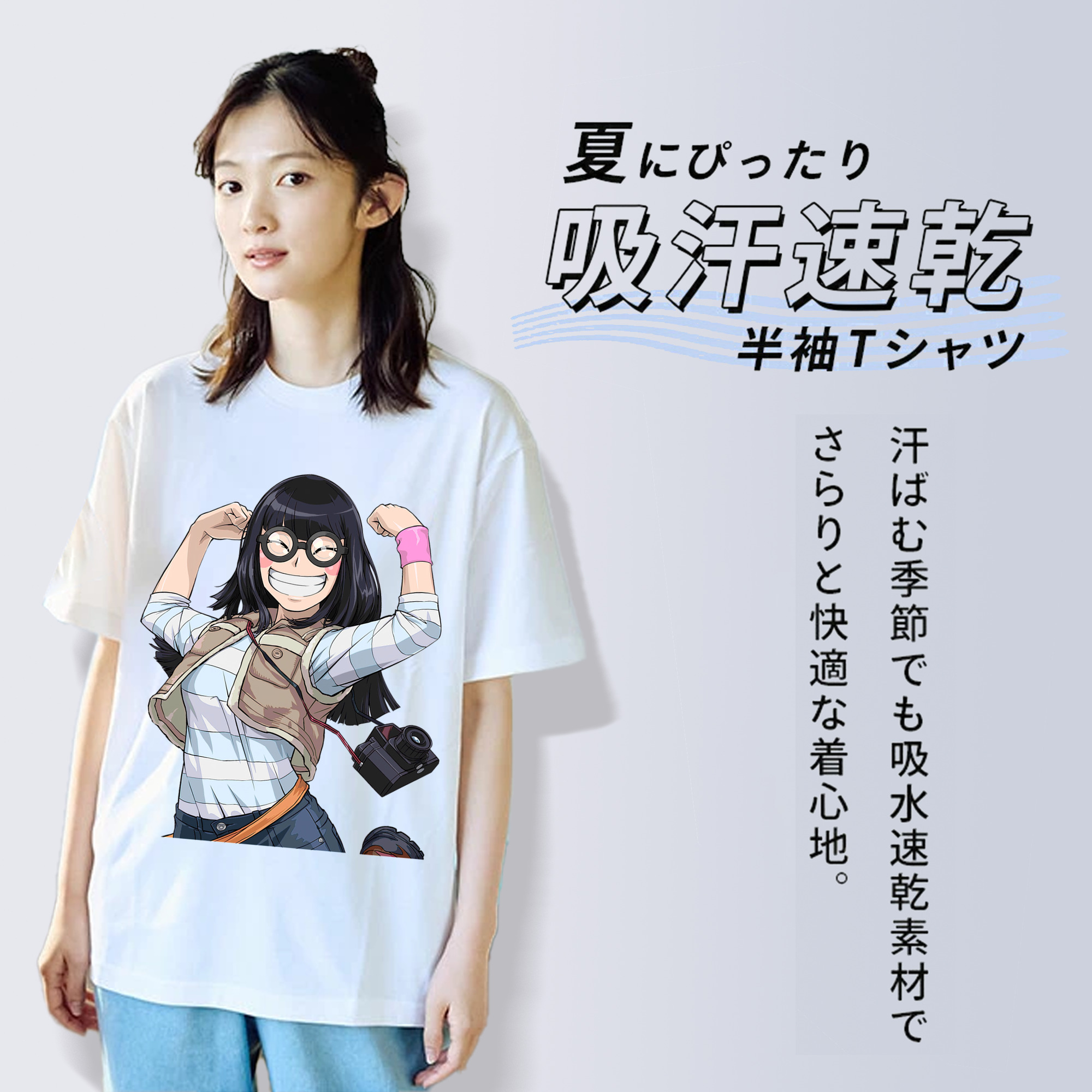 遊☆戯☆王 Yu-Gi-Oh! レディースカジュアルプリントTシャツ（綿100％）