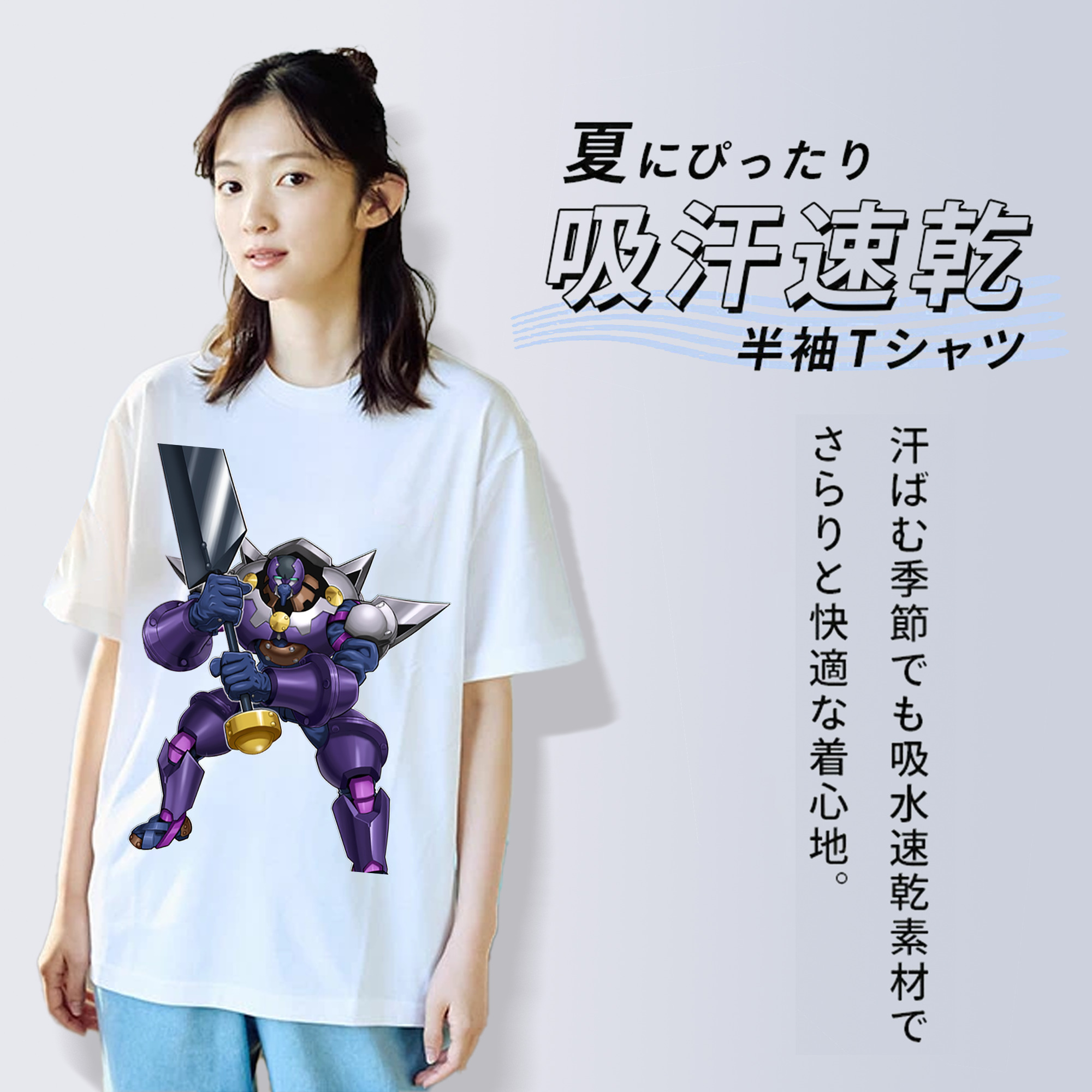 遊☆戯☆王 Yu-Gi-Oh! レディースカジュアルプリントTシャツ（綿100％）