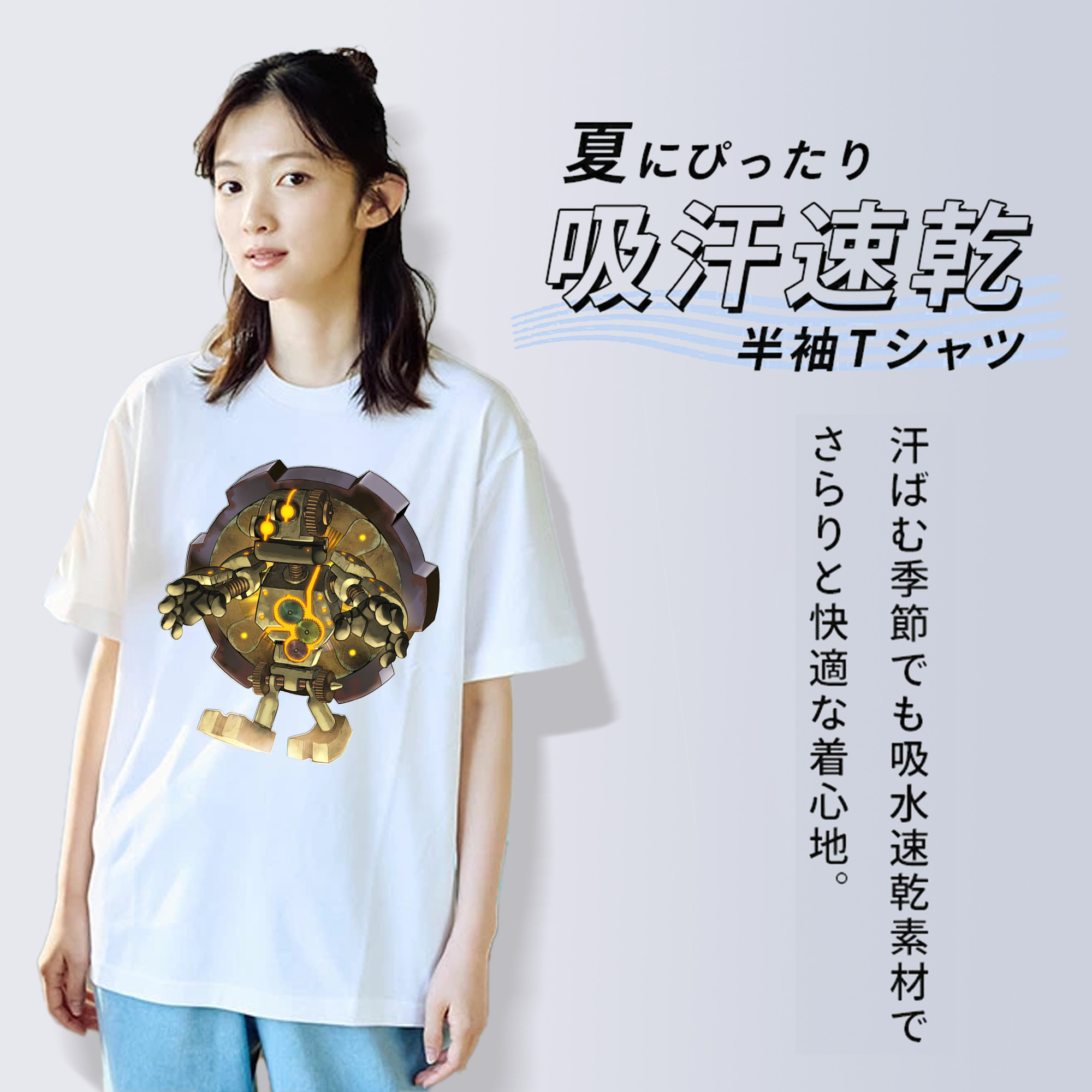 遊☆戯☆王 Yu-Gi-Oh! レディースカジュアルプリントTシャツ（綿100％）