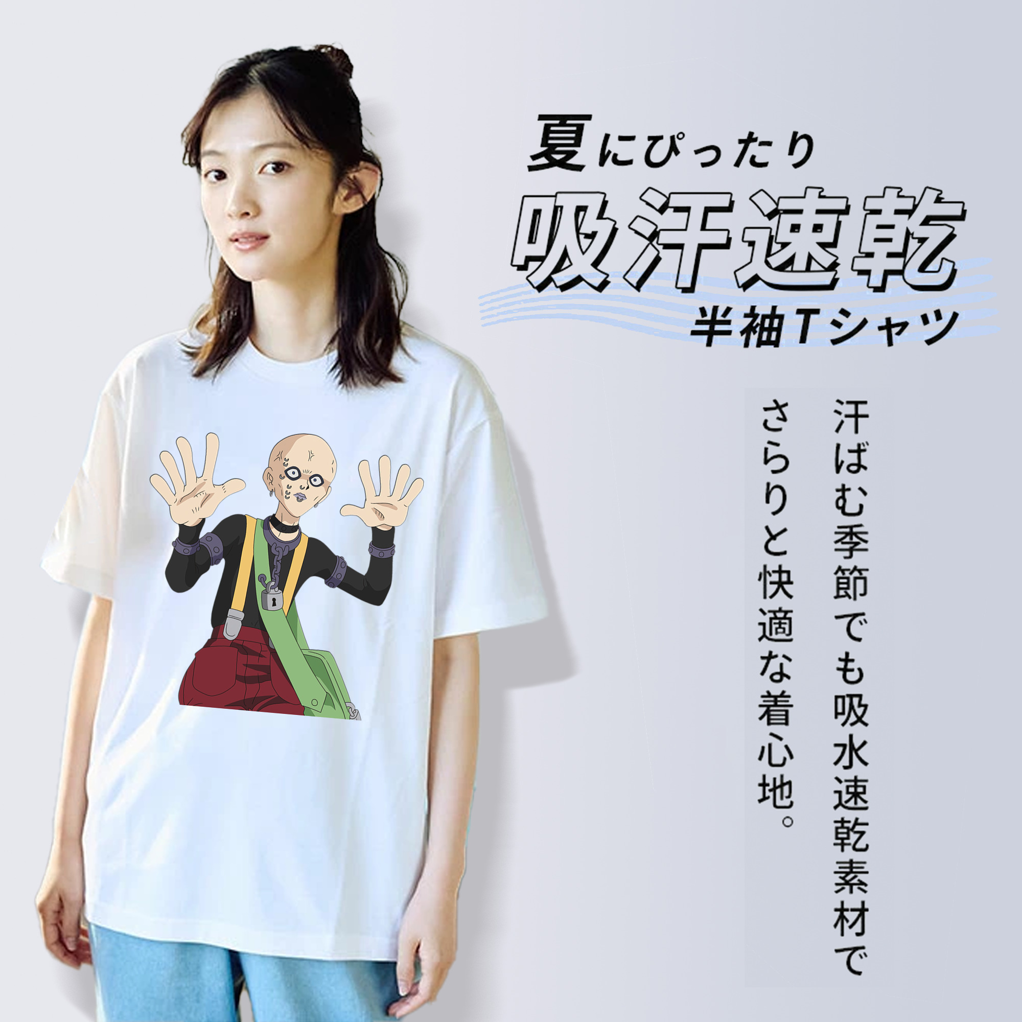 遊☆戯☆王 Yu-Gi-Oh! レディースカジュアルプリントTシャツ（綿100％）