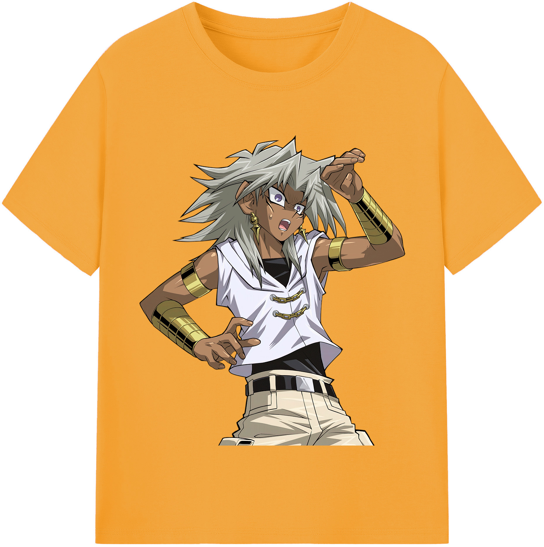 （画像用） 遊☆戯☆王 Yu-Gi-Oh! レディースカジュアルプリントTシャツ（綿100％）