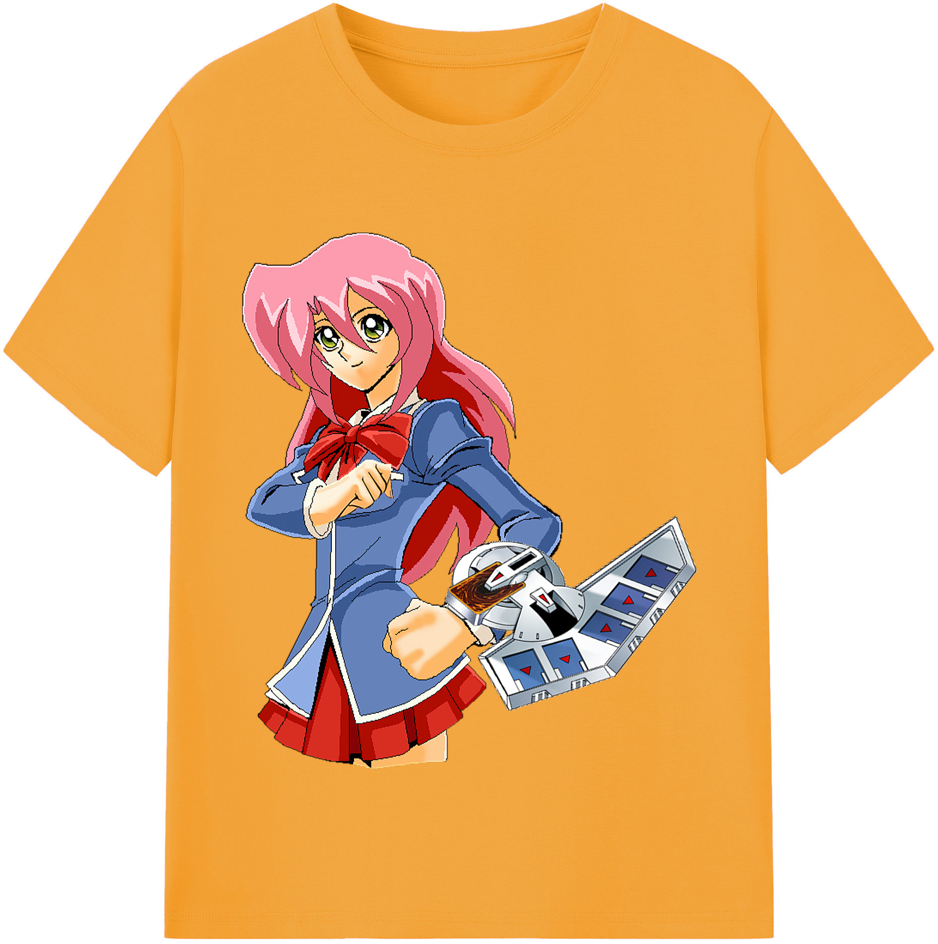 （画像用） 遊☆戯☆王 Yu-Gi-Oh! レディースカジュアルプリントTシャツ（綿100％）