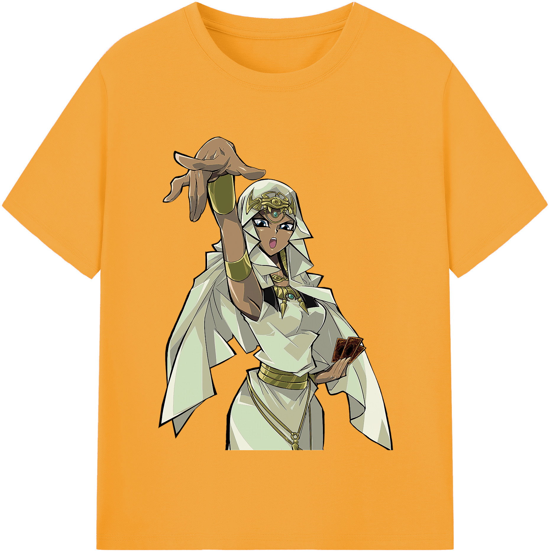 （画像用） 遊☆戯☆王 Yu-Gi-Oh! レディースカジュアルプリントTシャツ（綿100％）