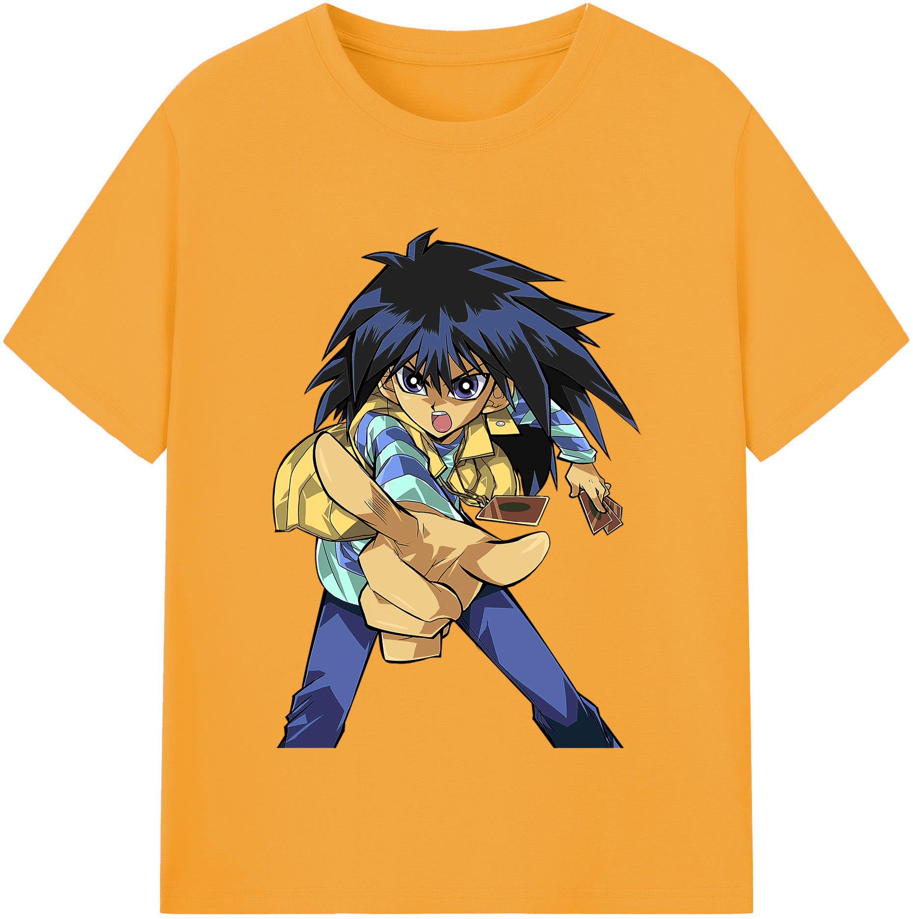 （画像用） 遊☆戯☆王 Yu-Gi-Oh! レディースカジュアルプリントTシャツ（綿100％）