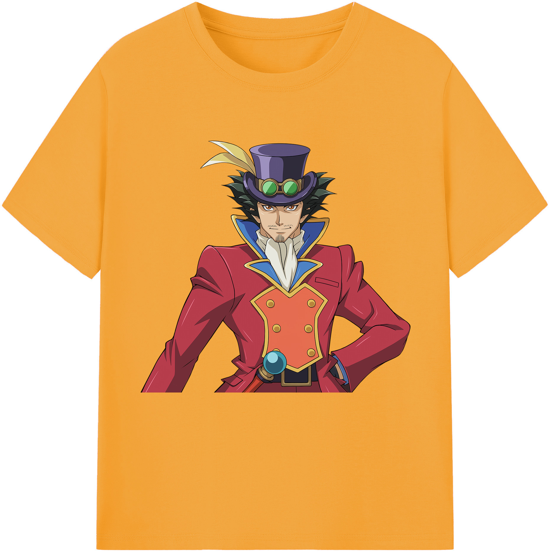 （画像用） 遊☆戯☆王 Yu-Gi-Oh! レディースカジュアルプリントTシャツ（綿100％）
