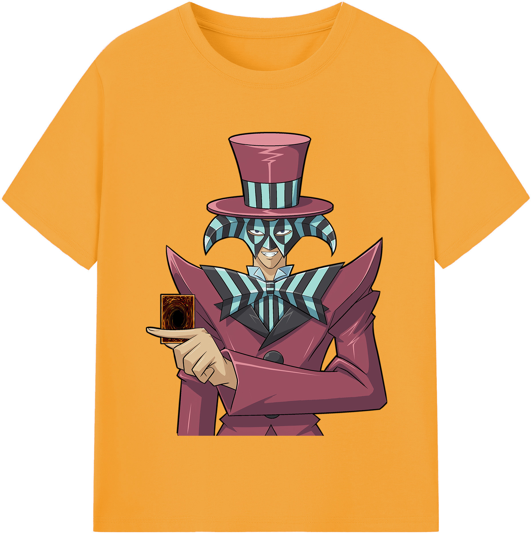 （画像用） 遊☆戯☆王 Yu-Gi-Oh! レディースカジュアルプリントTシャツ（綿100％）