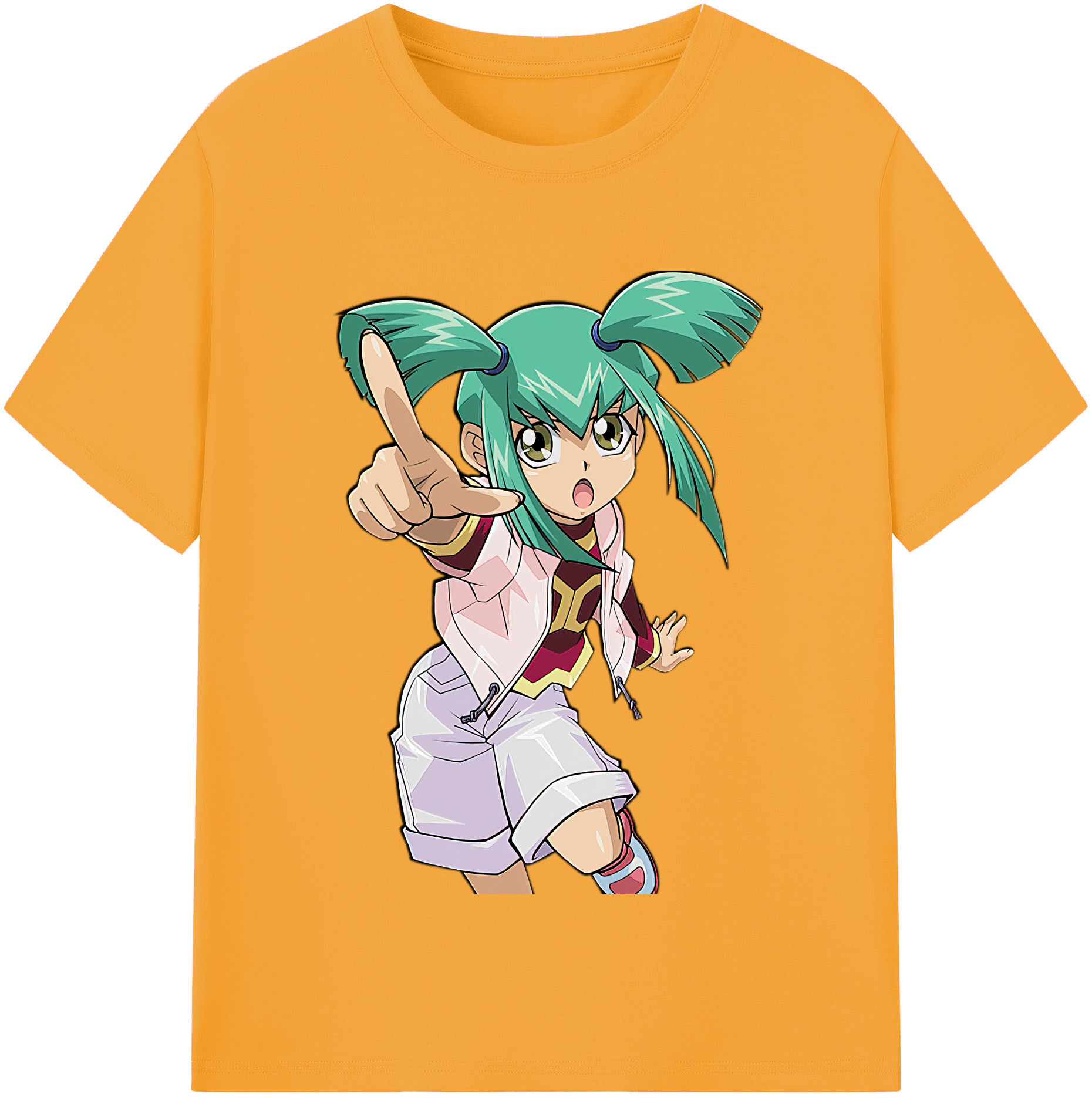 （画像用） 遊☆戯☆王 Yu-Gi-Oh! レディースカジュアルプリントTシャツ（綿100％）