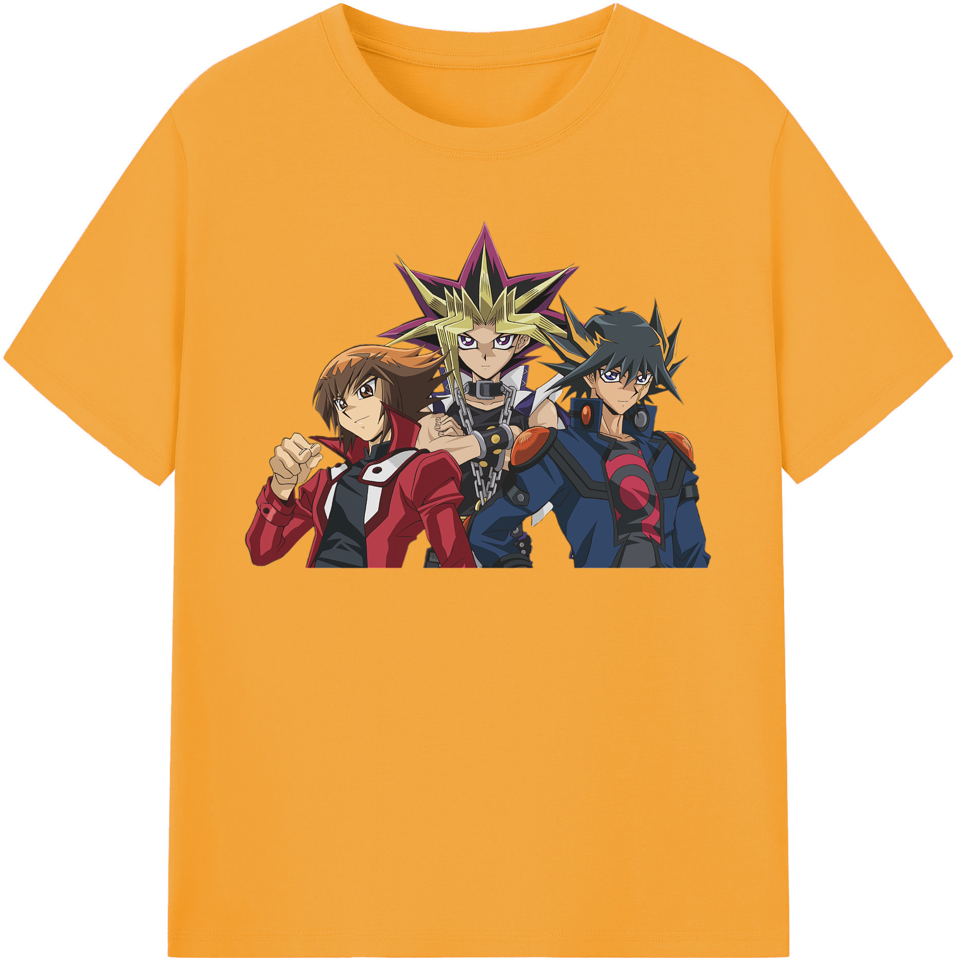（画像用） 遊☆戯☆王 Yu-Gi-Oh! レディースカジュアルプリントTシャツ（綿100％）