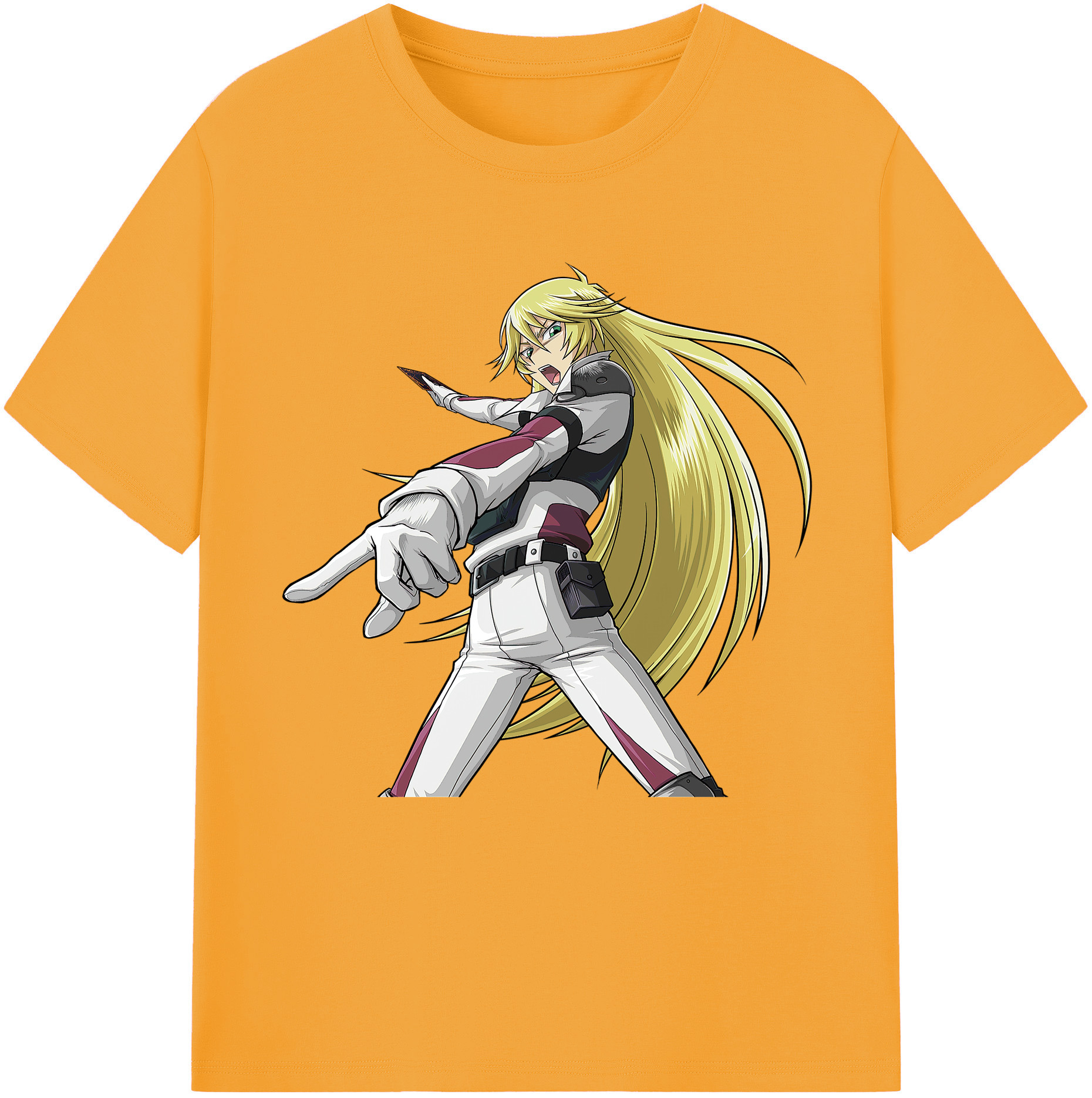 （画像用） 遊☆戯☆王 Yu-Gi-Oh! レディースカジュアルプリントTシャツ（綿100％）