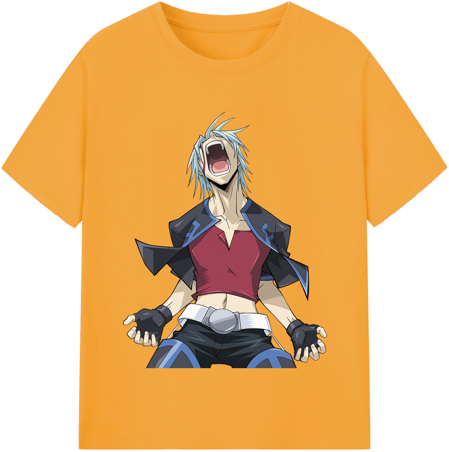 （画像用） 遊☆戯☆王 Yu-Gi-Oh! レディースカジュアルプリントTシャツ（綿100％）