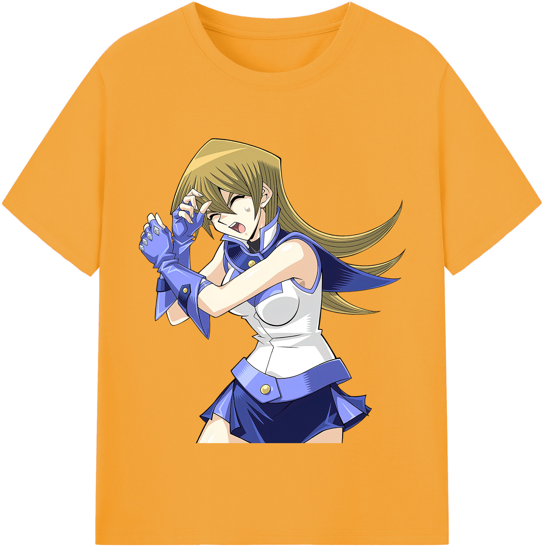 （画像用） 遊☆戯☆王 Yu-Gi-Oh! レディースカジュアルプリントTシャツ（綿100％）