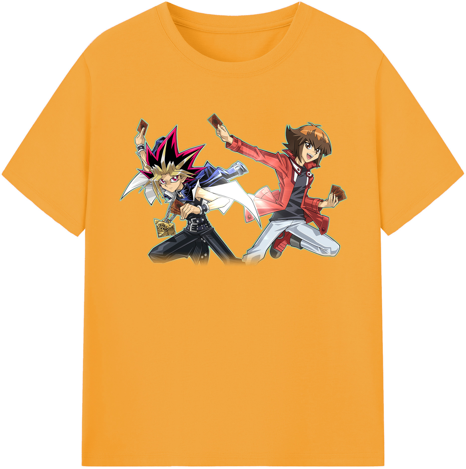 （画像用） 遊☆戯☆王 Yu-Gi-Oh! レディースカジュアルプリントTシャツ（綿100％）