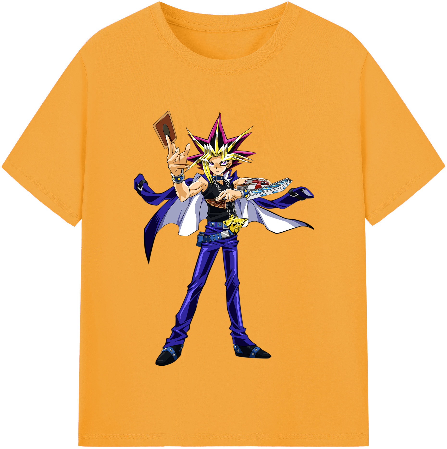 （画像用） 遊☆戯☆王 Yu-Gi-Oh! レディースカジュアルプリントTシャツ（綿100％）