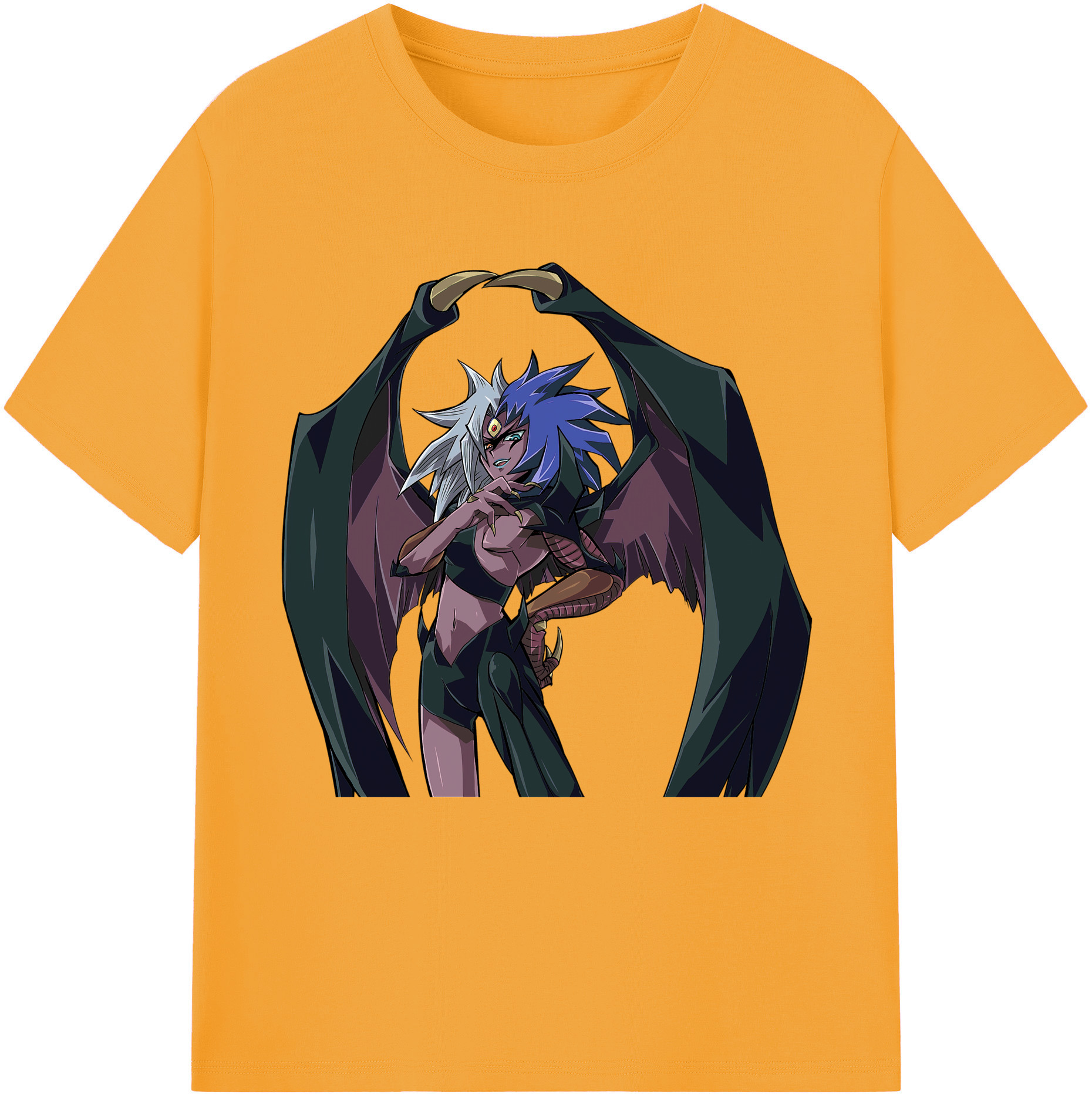 （画像用） 遊☆戯☆王 Yu-Gi-Oh! レディースカジュアルプリントTシャツ（綿100％）