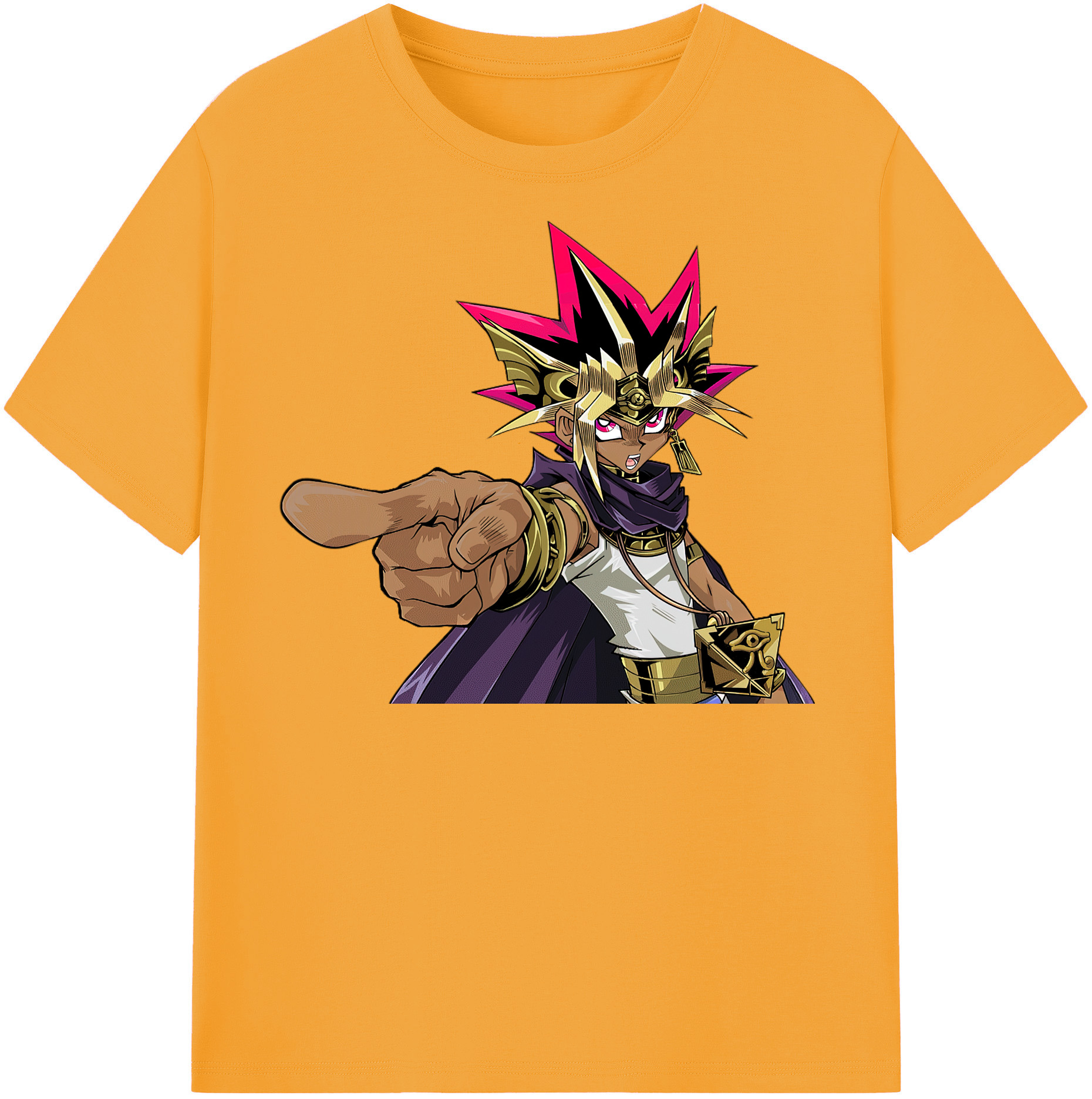 （画像用） 遊☆戯☆王 Yu-Gi-Oh! レディースカジュアルプリントTシャツ（綿100％）