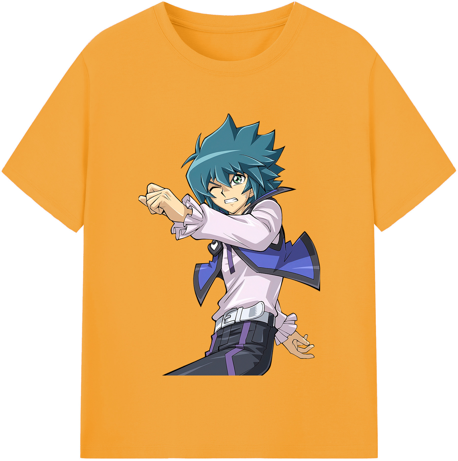 （画像用） 遊☆戯☆王 Yu-Gi-Oh! レディースカジュアルプリントTシャツ（綿100％）