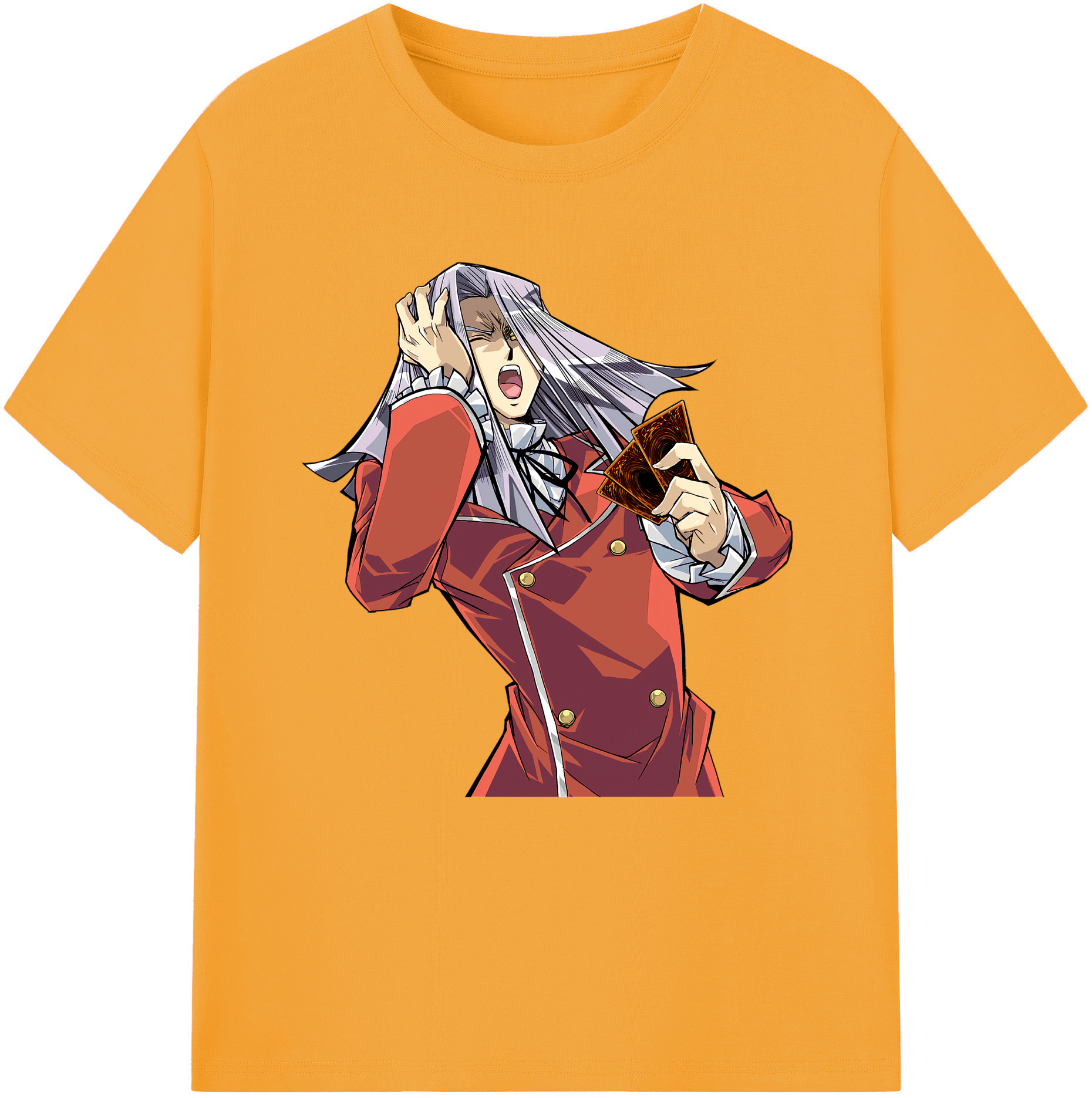 （画像用） 遊☆戯☆王 Yu-Gi-Oh! レディースカジュアルプリントTシャツ（綿100％）