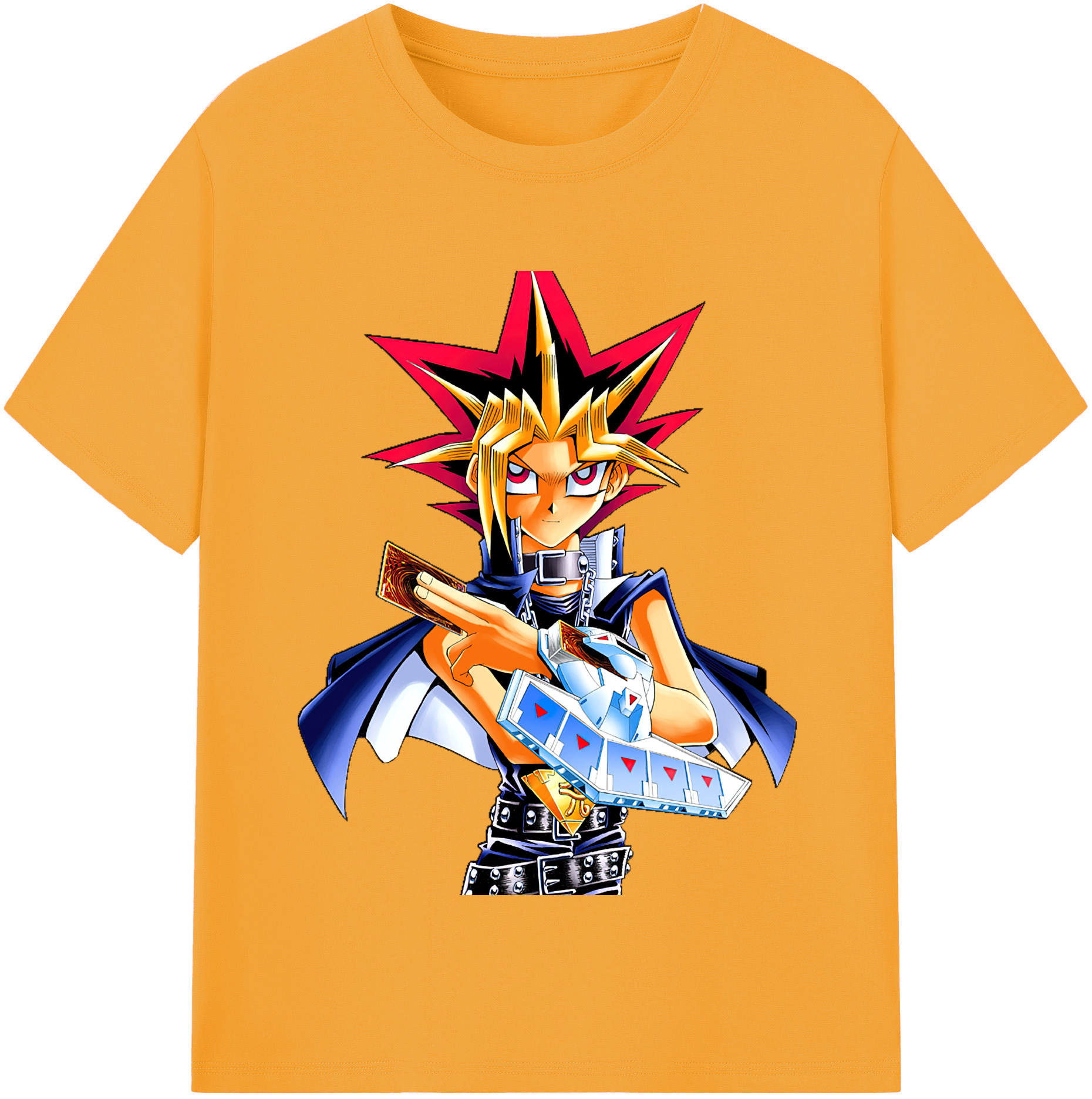 （画像用） 遊☆戯☆王 Yu-Gi-Oh! レディースカジュアルプリントTシャツ（綿100％）