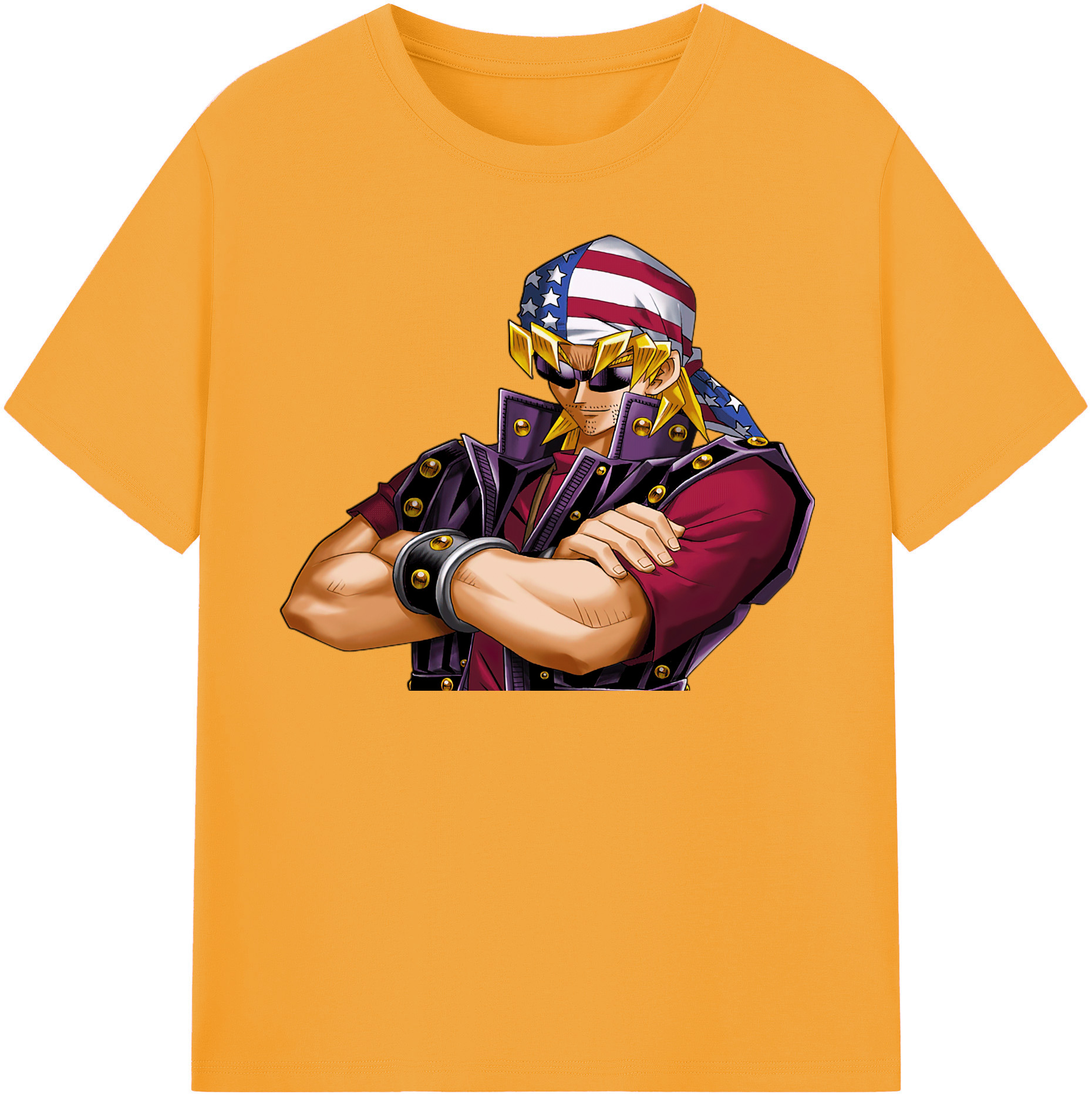 （画像用） 遊☆戯☆王 Yu-Gi-Oh! レディースカジュアルプリントTシャツ（綿100％）