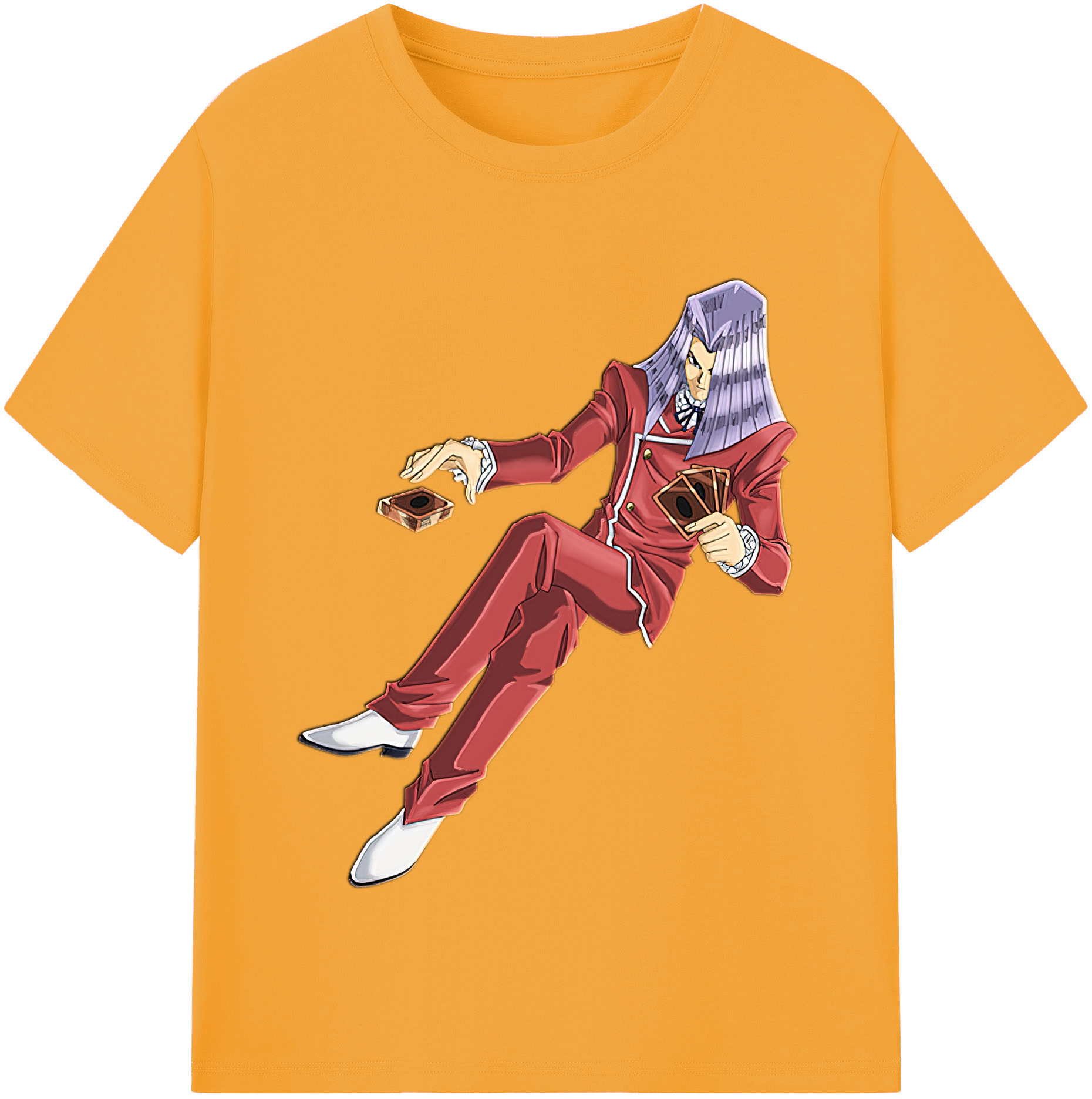 （画像用） 遊☆戯☆王 Yu-Gi-Oh! レディースカジュアルプリントTシャツ（綿100％）