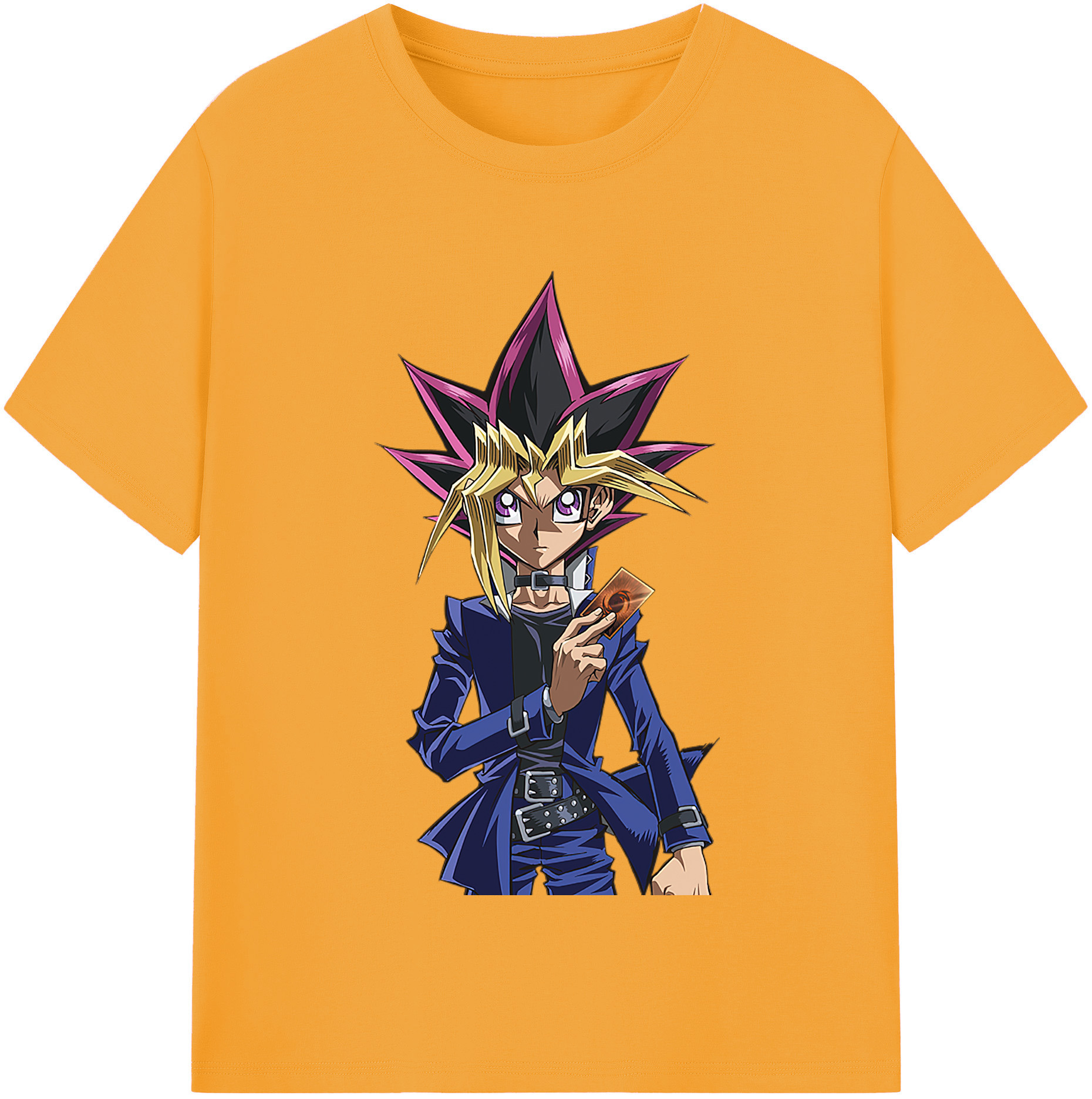 （画像用） 遊☆戯☆王 Yu-Gi-Oh! レディースカジュアルプリントTシャツ（綿100％）