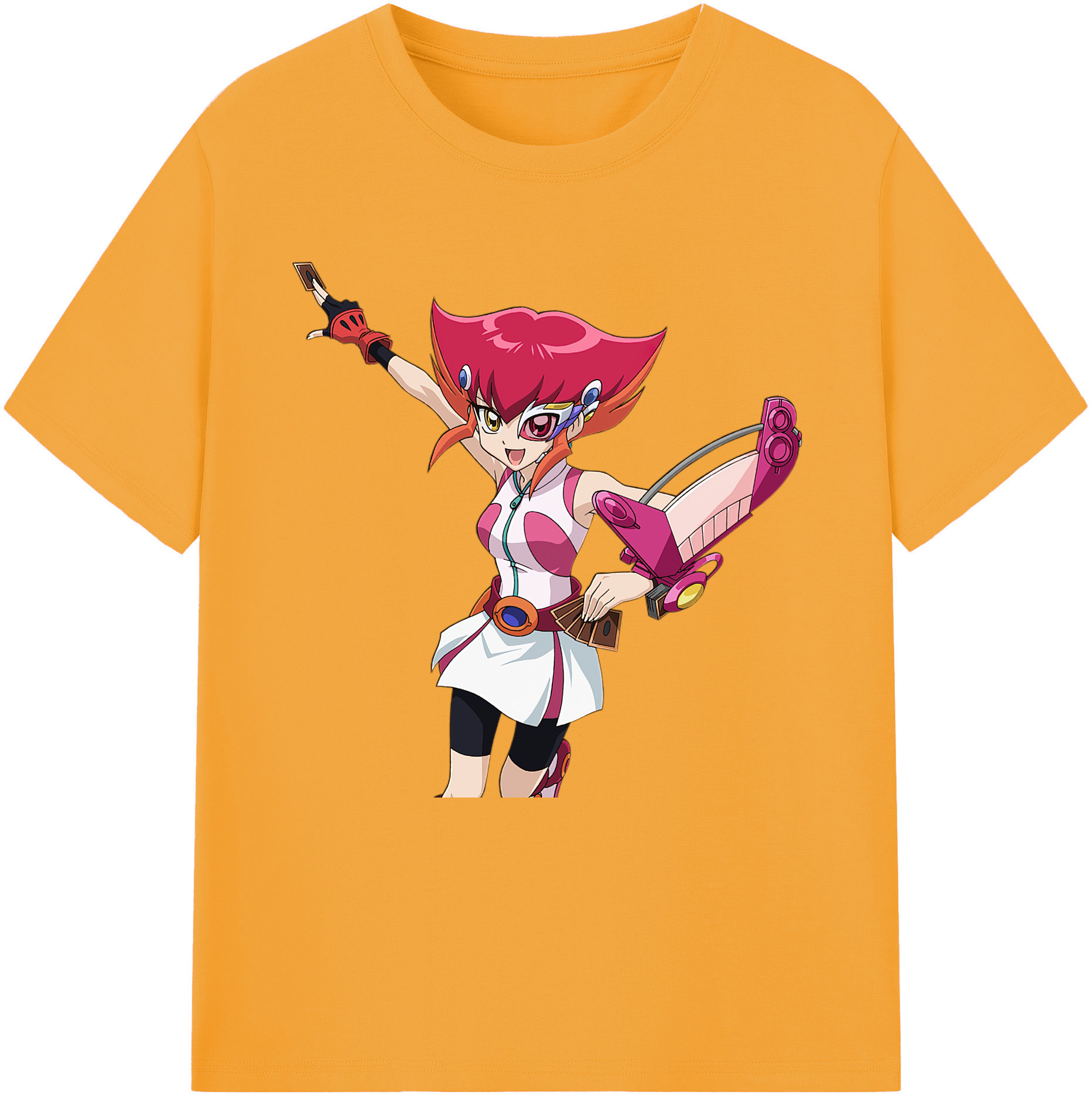（画像用） 遊☆戯☆王 Yu-Gi-Oh! レディースカジュアルプリントTシャツ（綿100％）