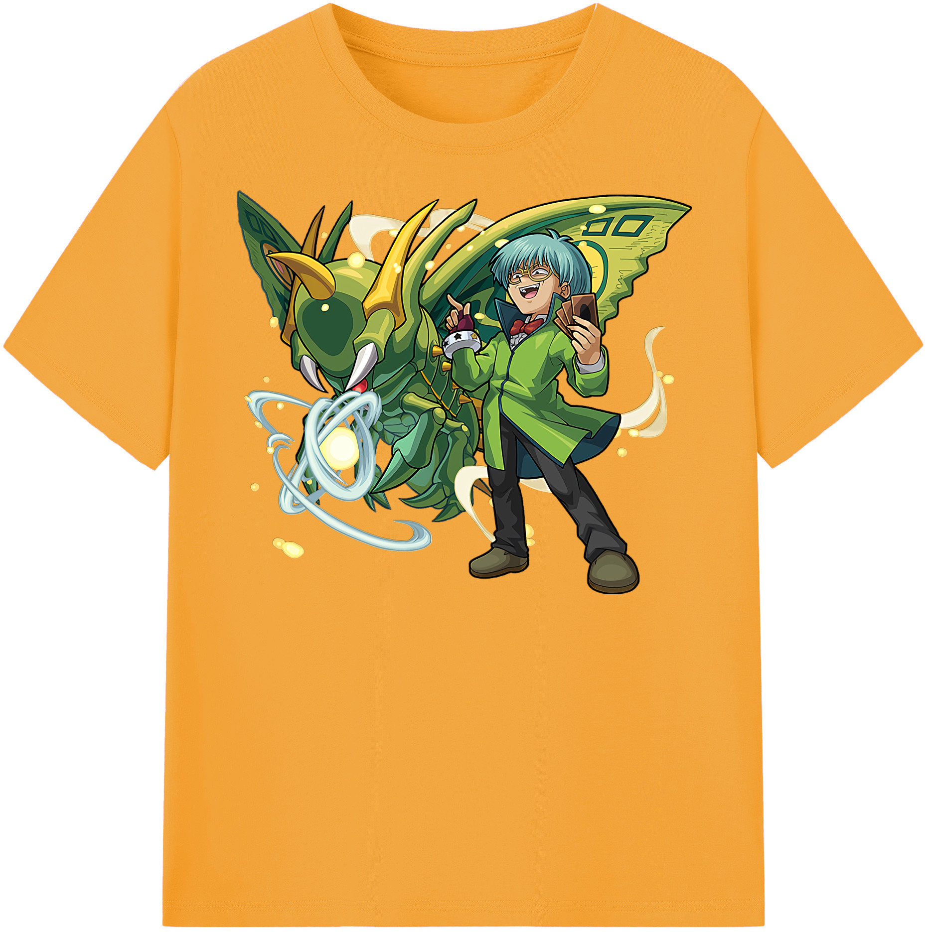 （画像用） 遊☆戯☆王 Yu-Gi-Oh! レディースカジュアルプリントTシャツ（綿100％）