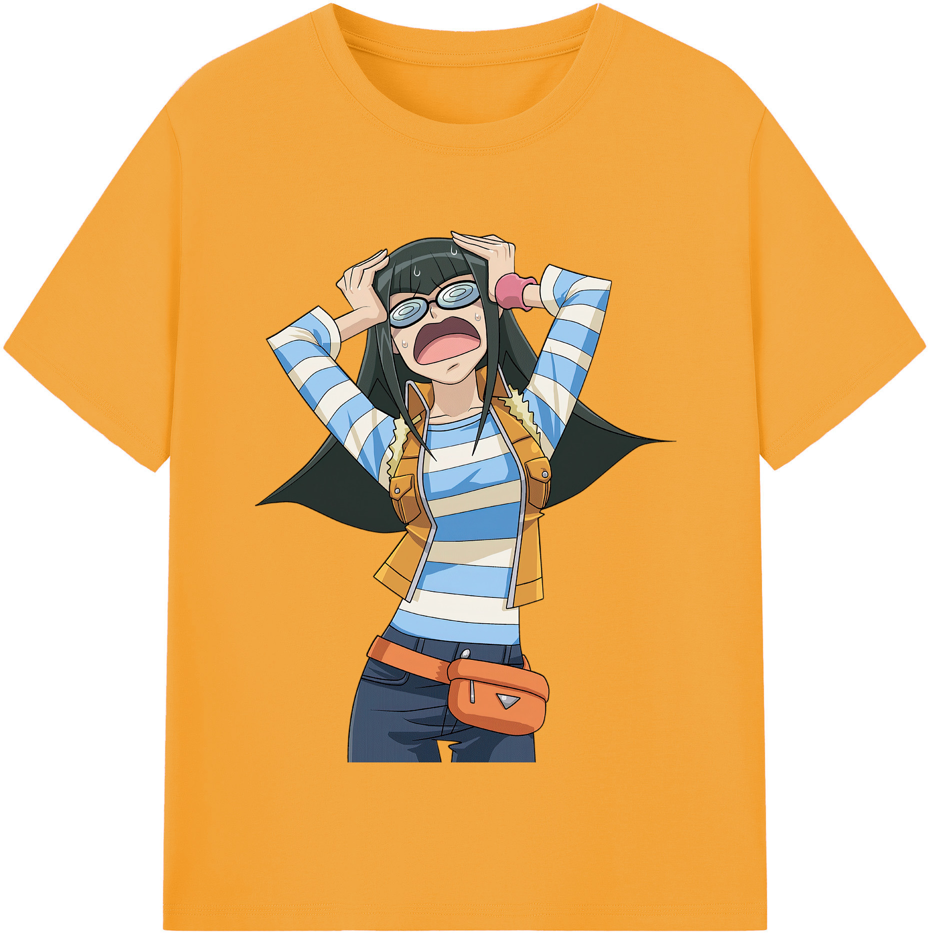 （画像用） 遊☆戯☆王 Yu-Gi-Oh! レディースカジュアルプリントTシャツ（綿100％）