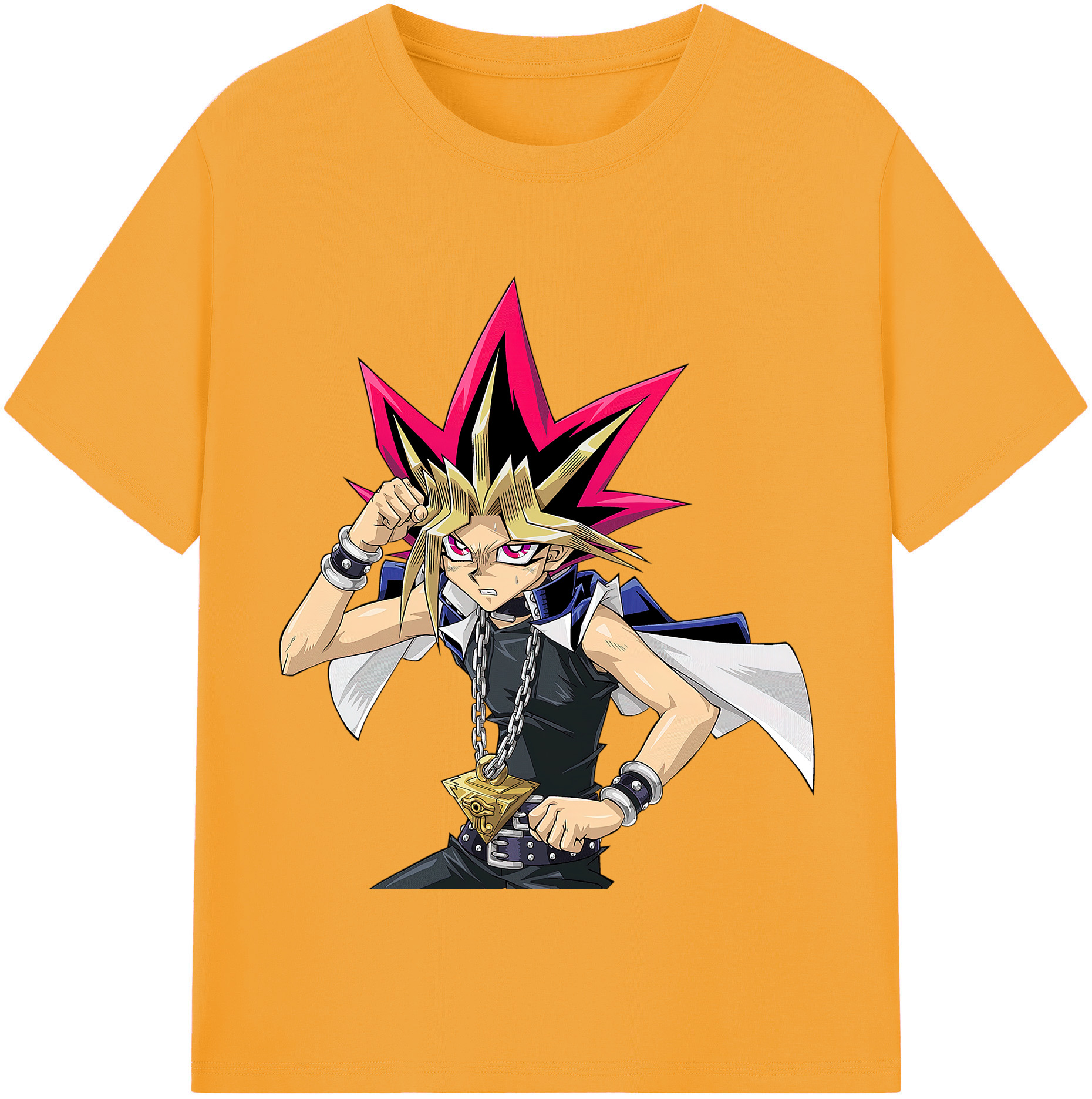 （画像用） 遊☆戯☆王 Yu-Gi-Oh! レディースカジュアルプリントTシャツ（綿100％）